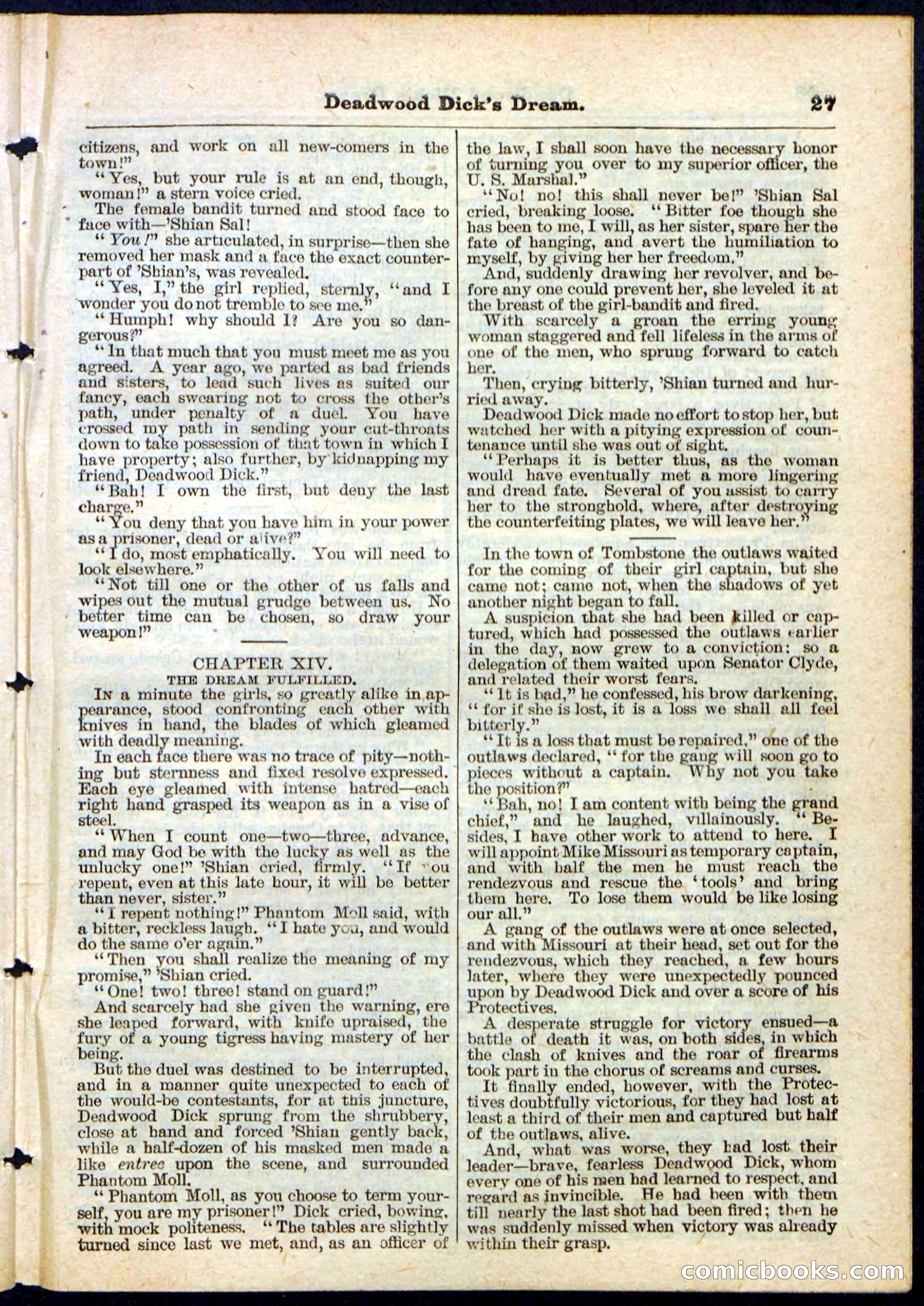 Beadle's Pocket Library No. 163 — page 27 of 32