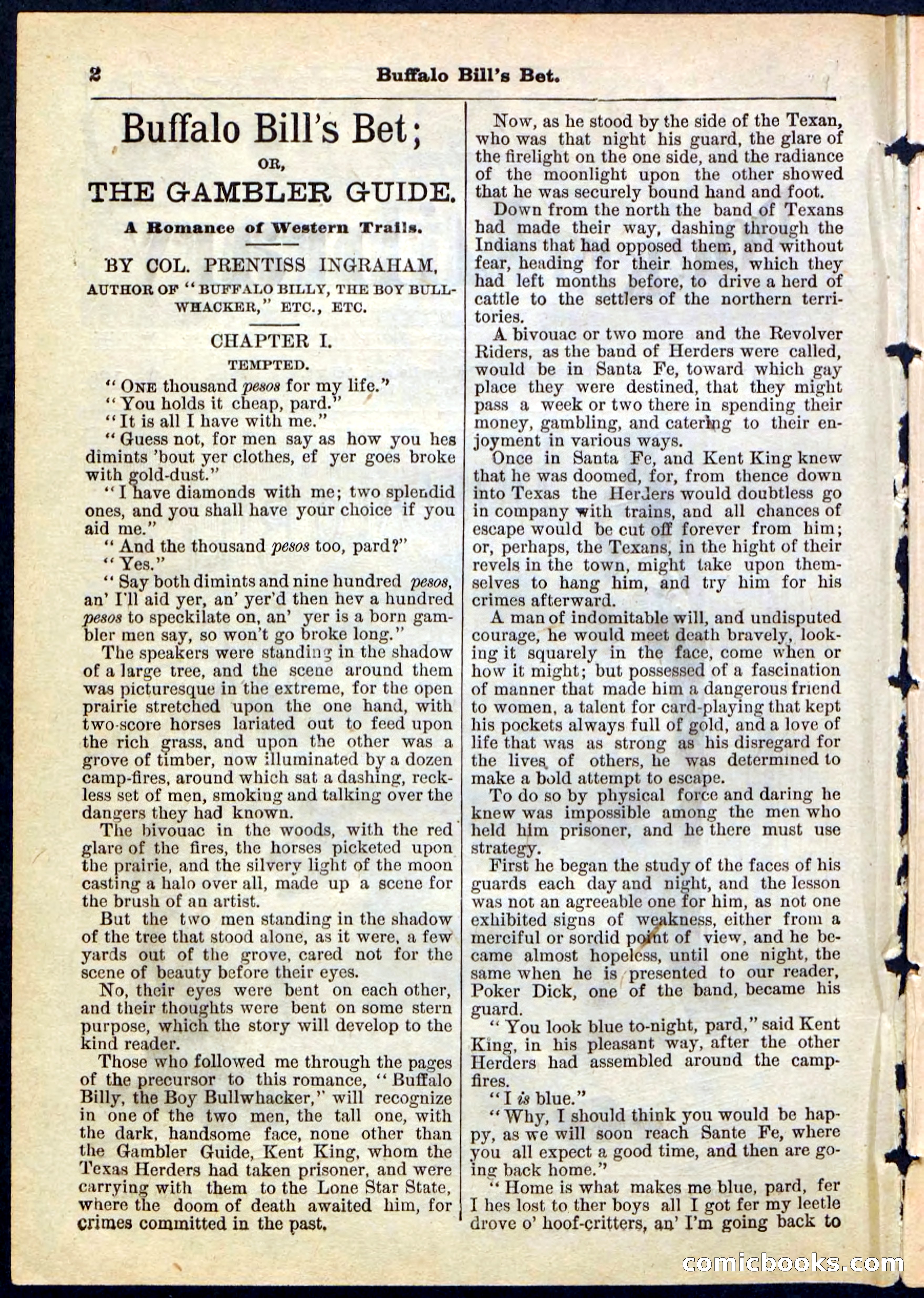Beadle's Pocket Library No. 165 — page 2 of 32