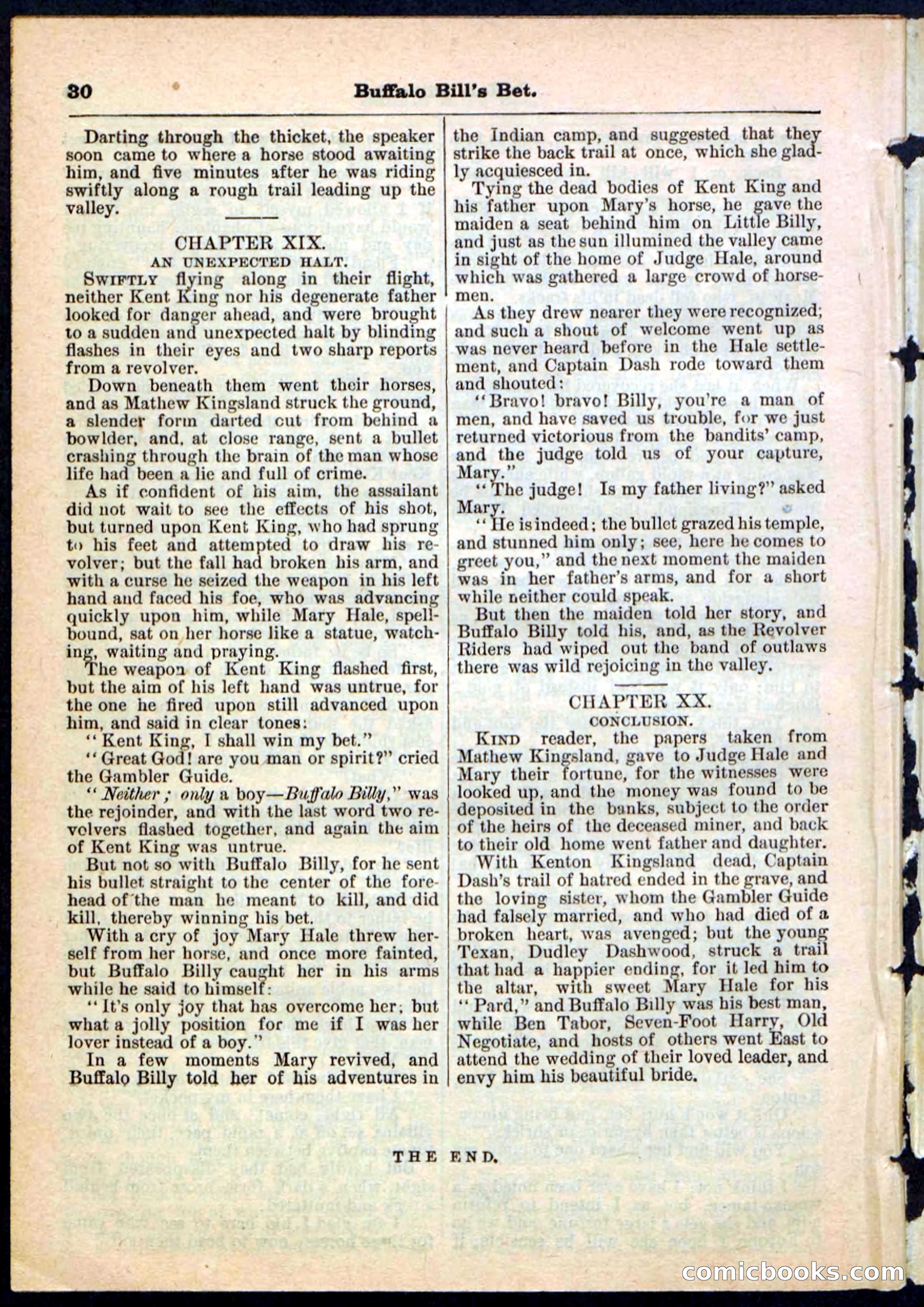 Beadle's Pocket Library No. 165 — page 30 of 32