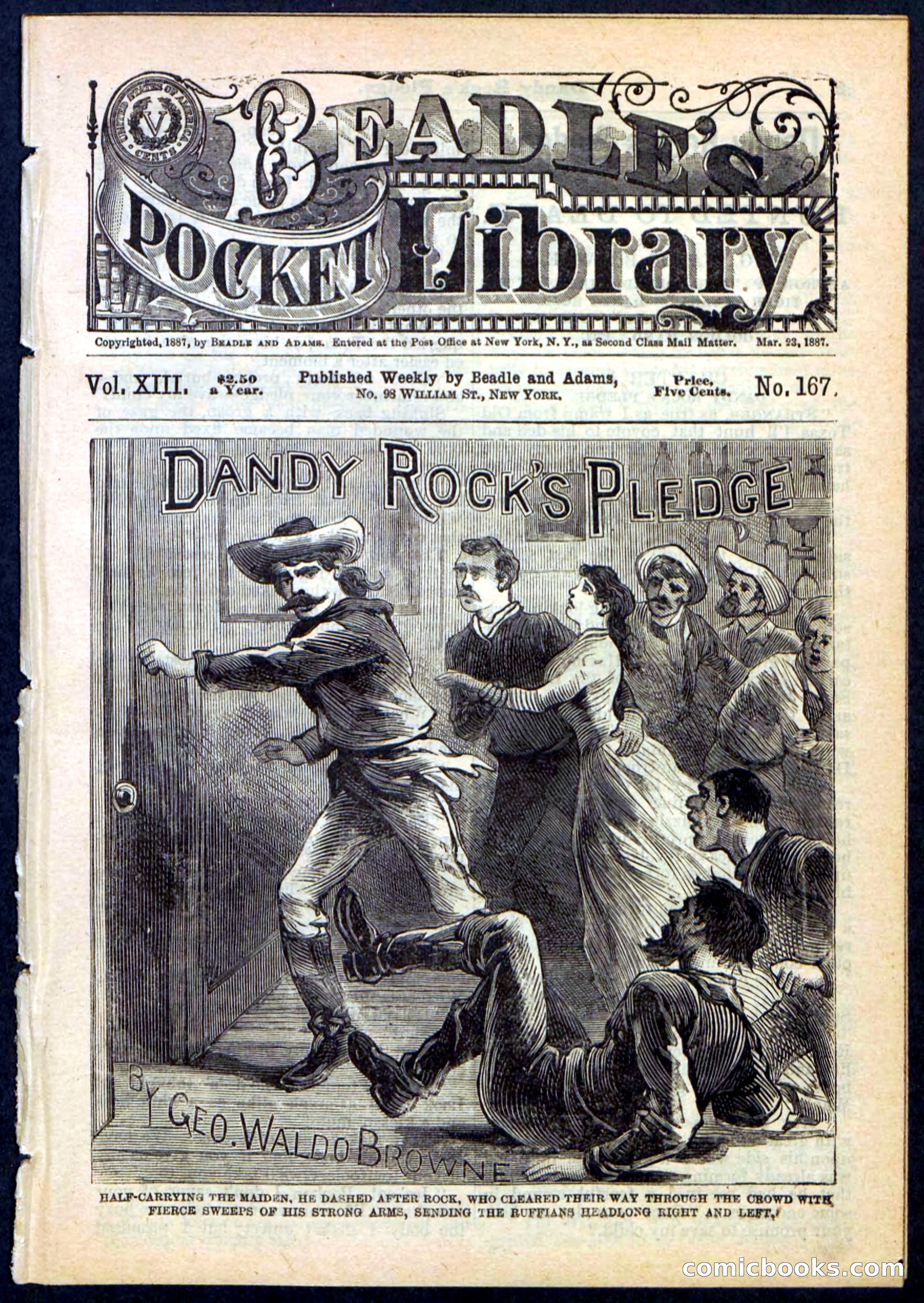 Beadle's Pocket Library No. 167 — page 1 of 32