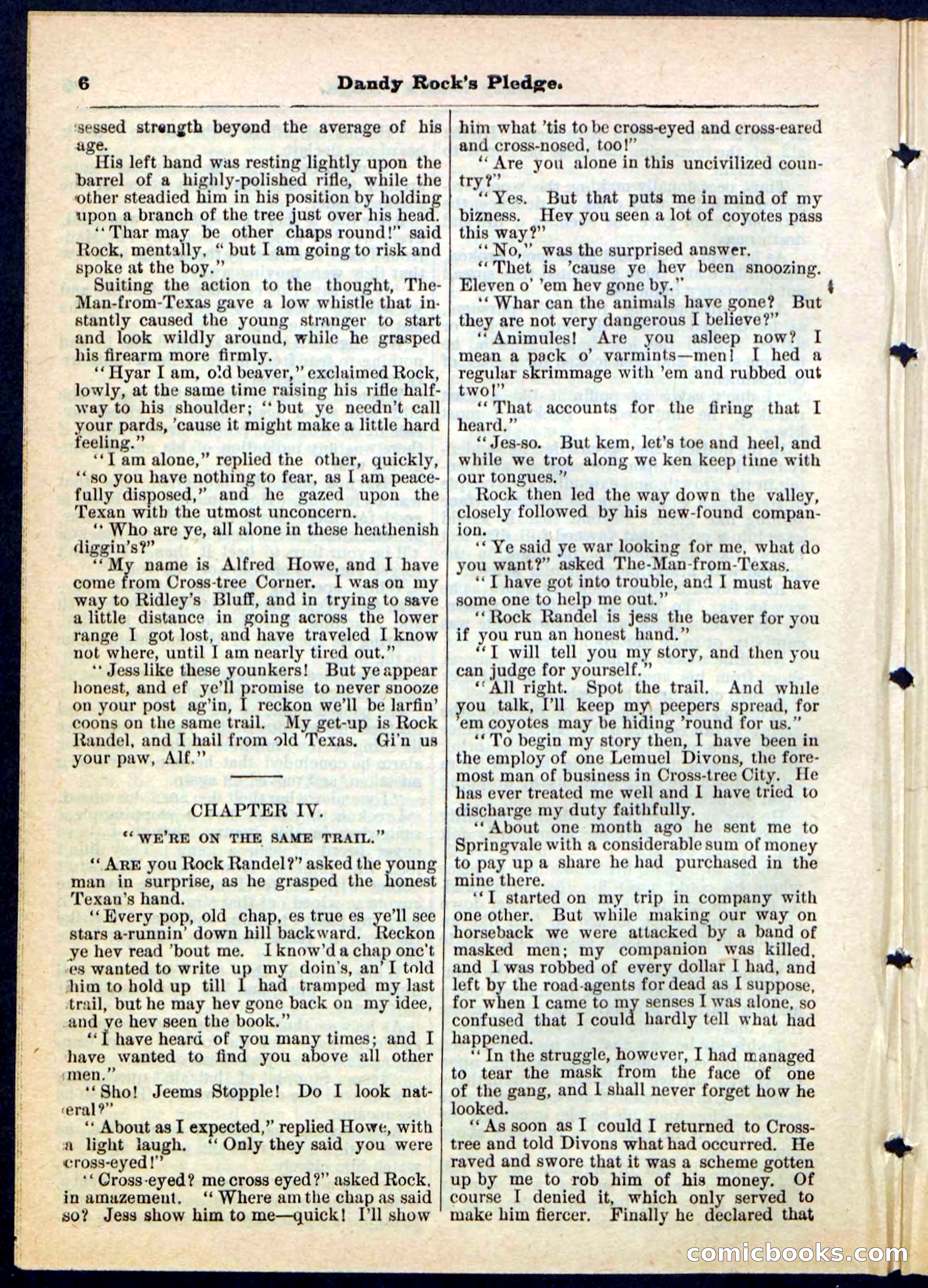 Beadle's Pocket Library No. 167 — page 6 of 32