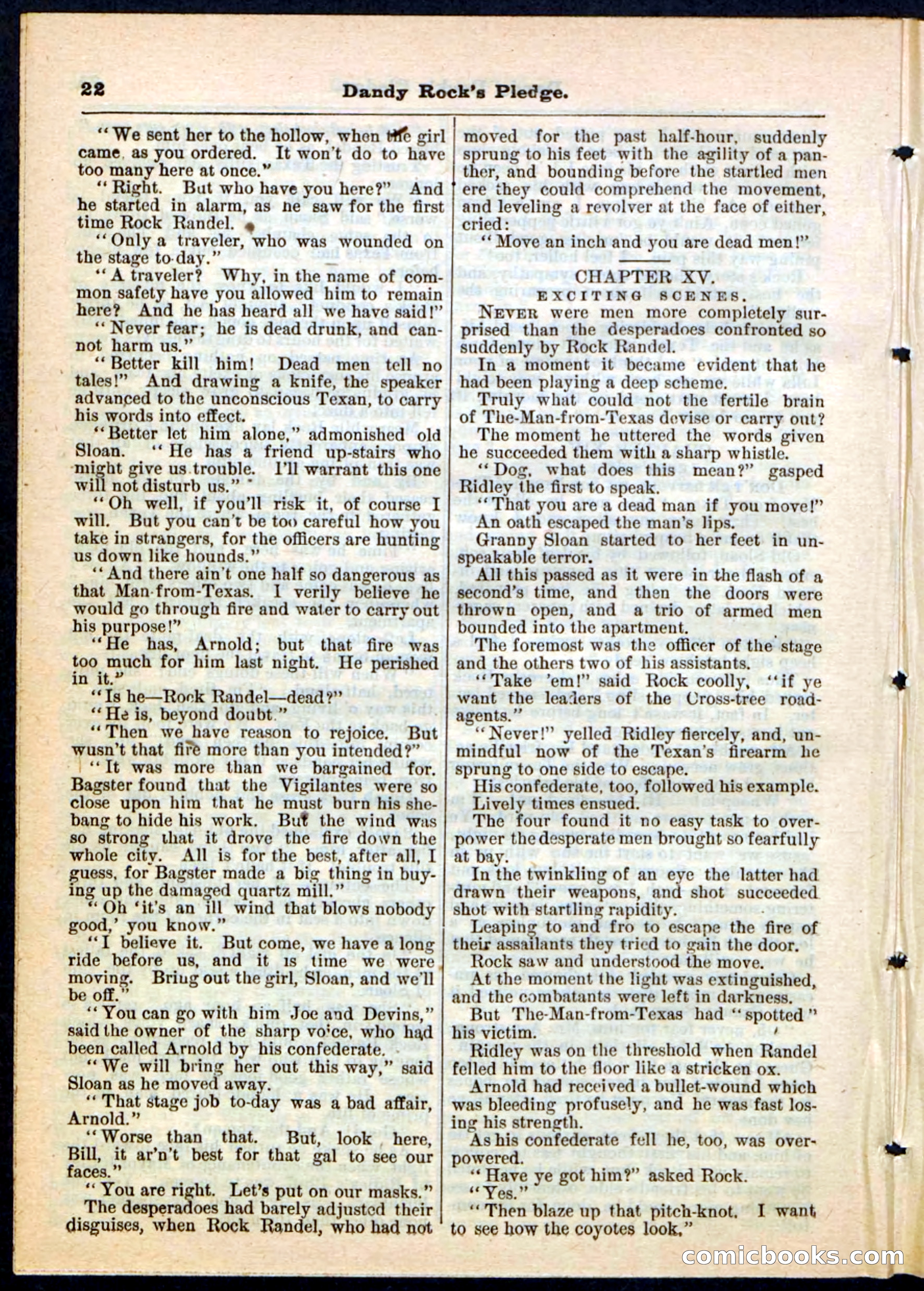 Beadle's Pocket Library No. 167 — page 22 of 32