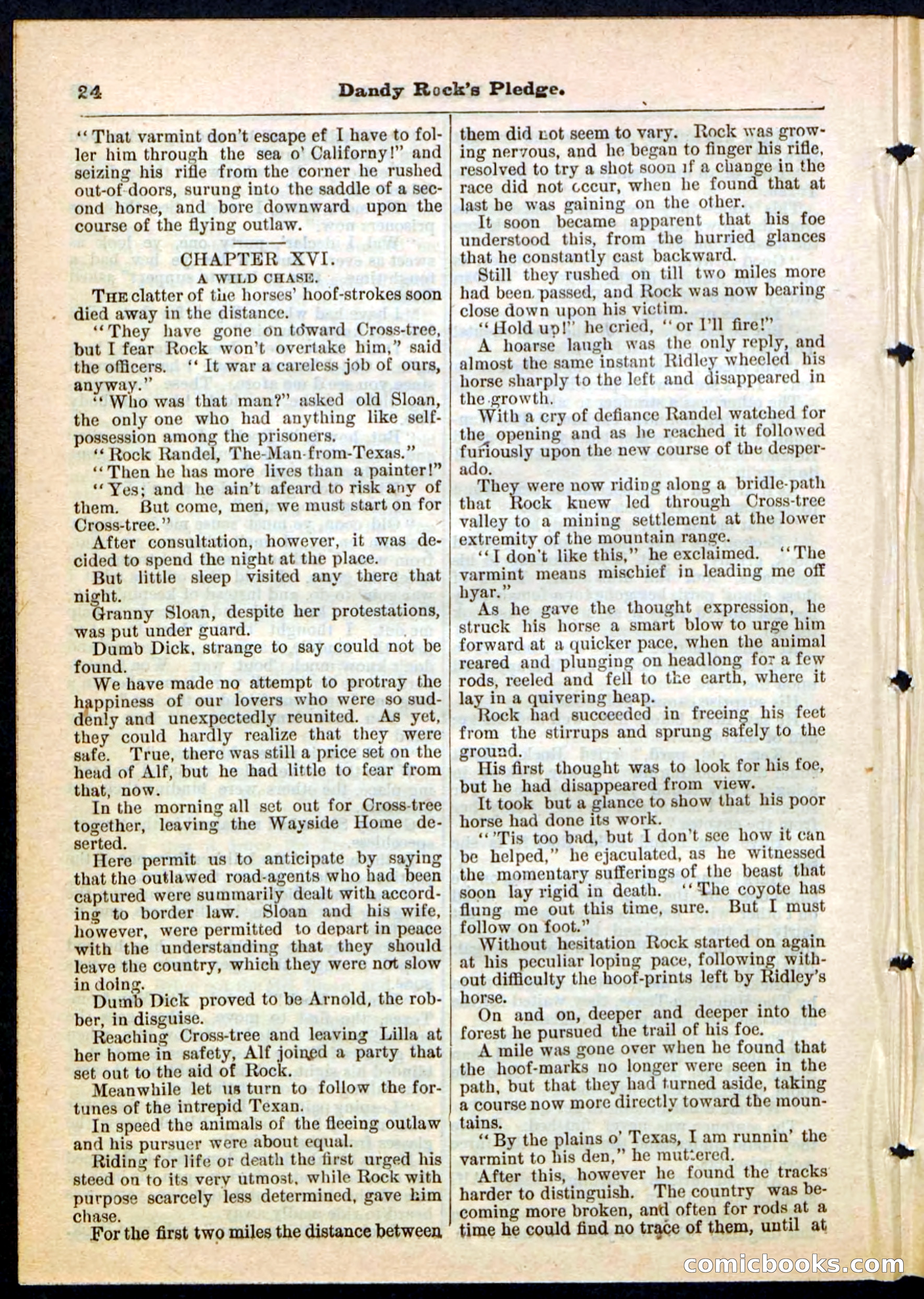 Beadle's Pocket Library No. 167 — page 24 of 32