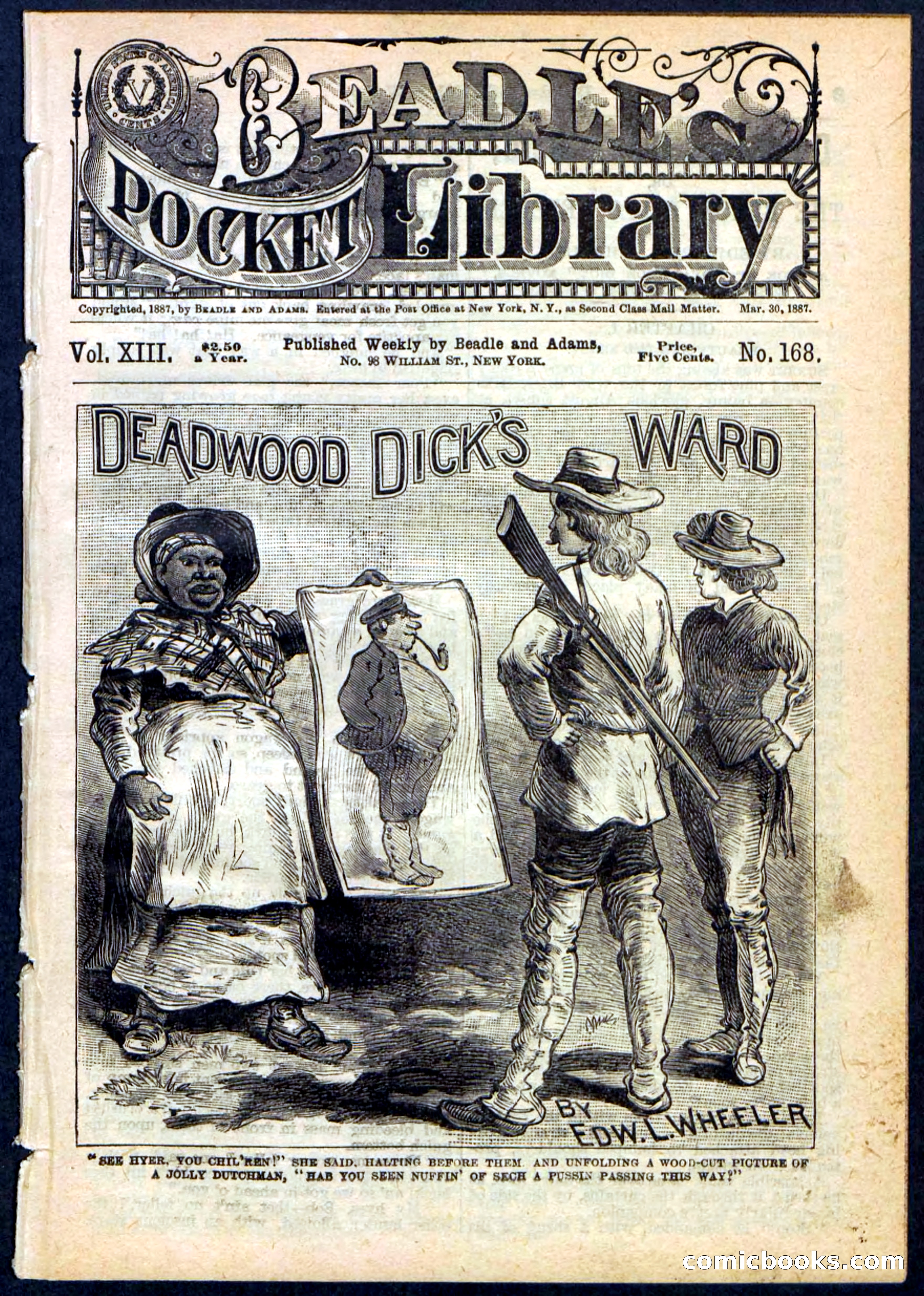 Beadle's Pocket Library No. 168 — page 1 of 32