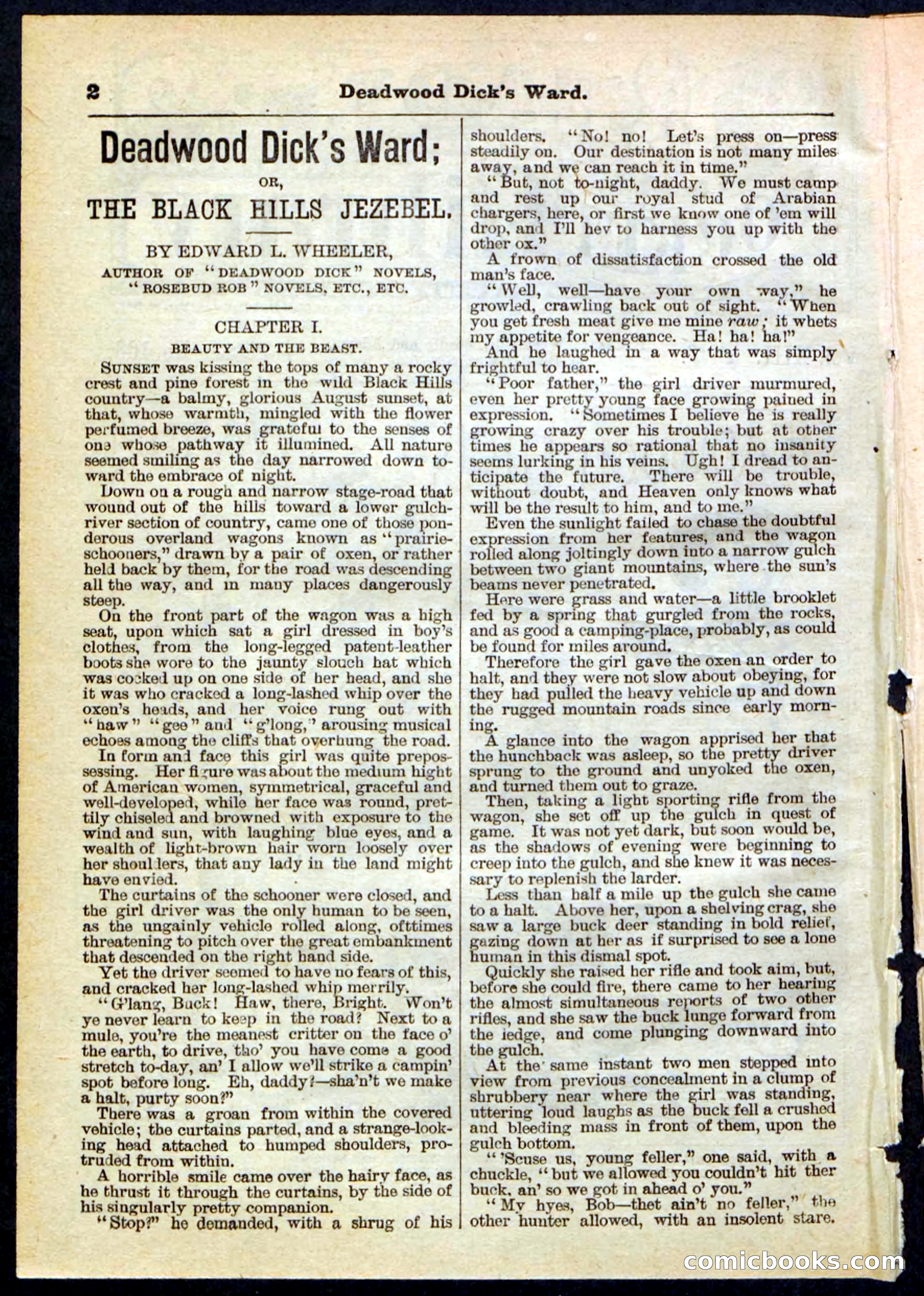 Beadle's Pocket Library No. 168 — page 2 of 32