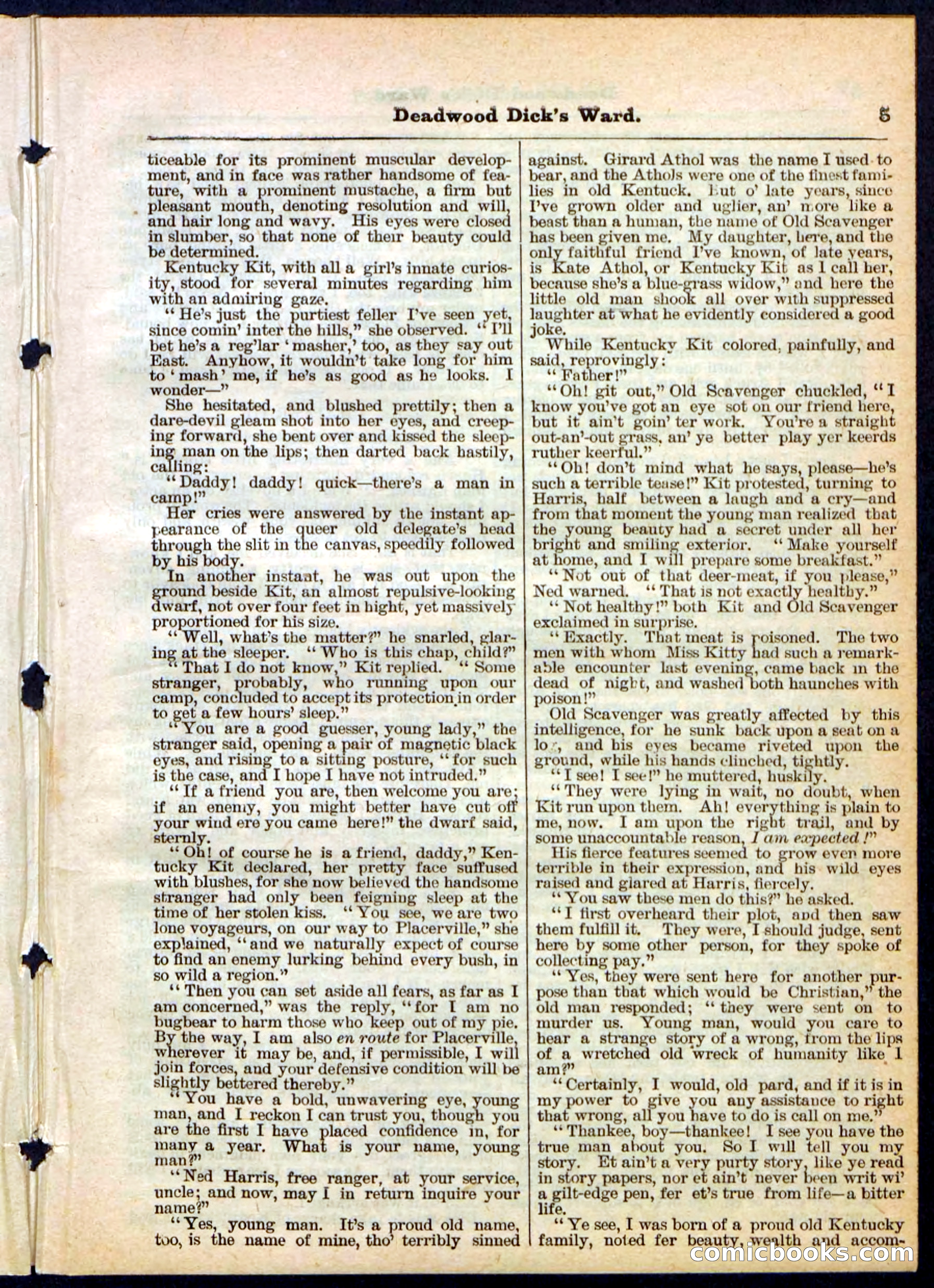 Beadle's Pocket Library No. 168 — page 5 of 32