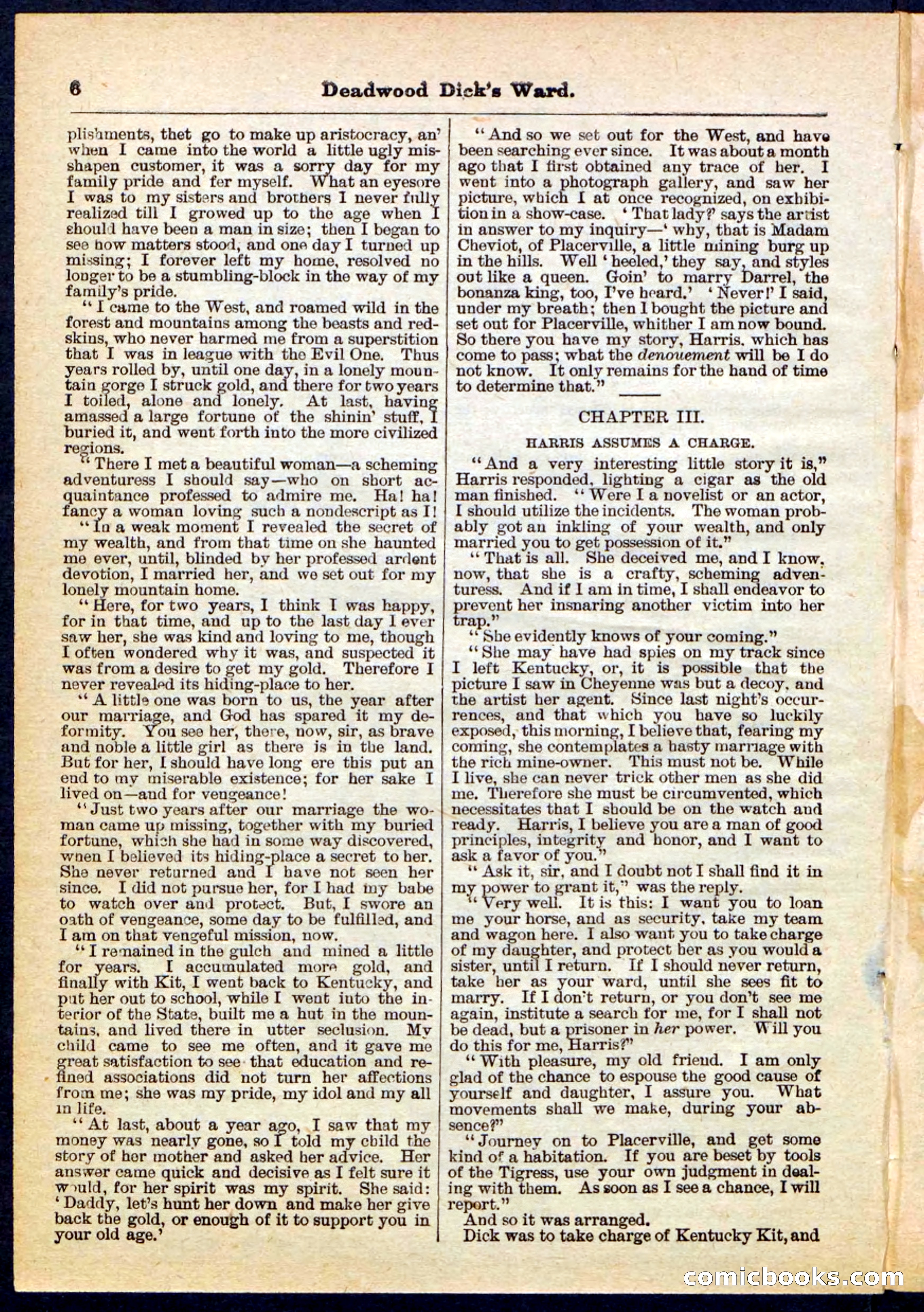 Beadle's Pocket Library No. 168 — page 6 of 32