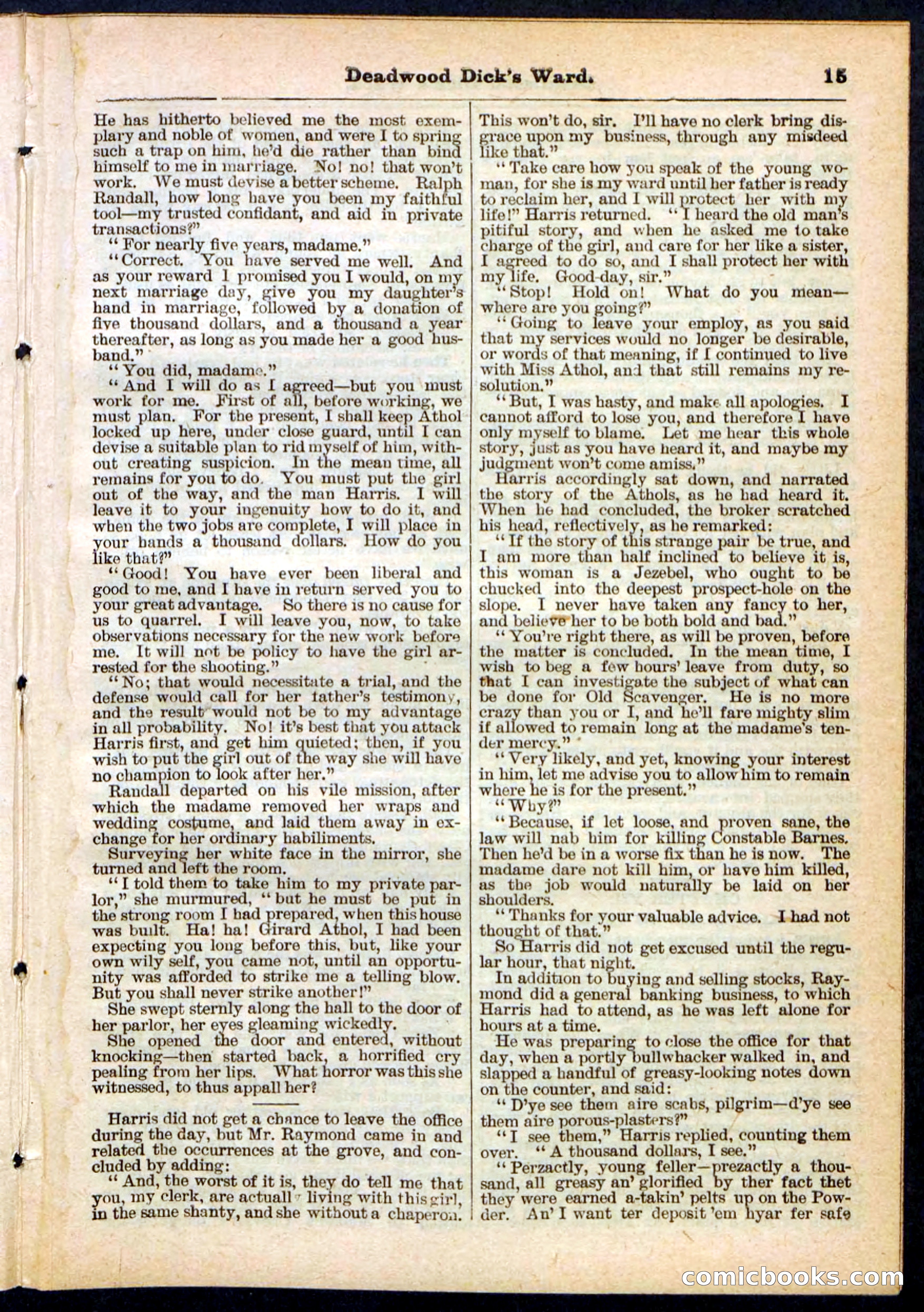 Beadle's Pocket Library No. 168 — page 15 of 32