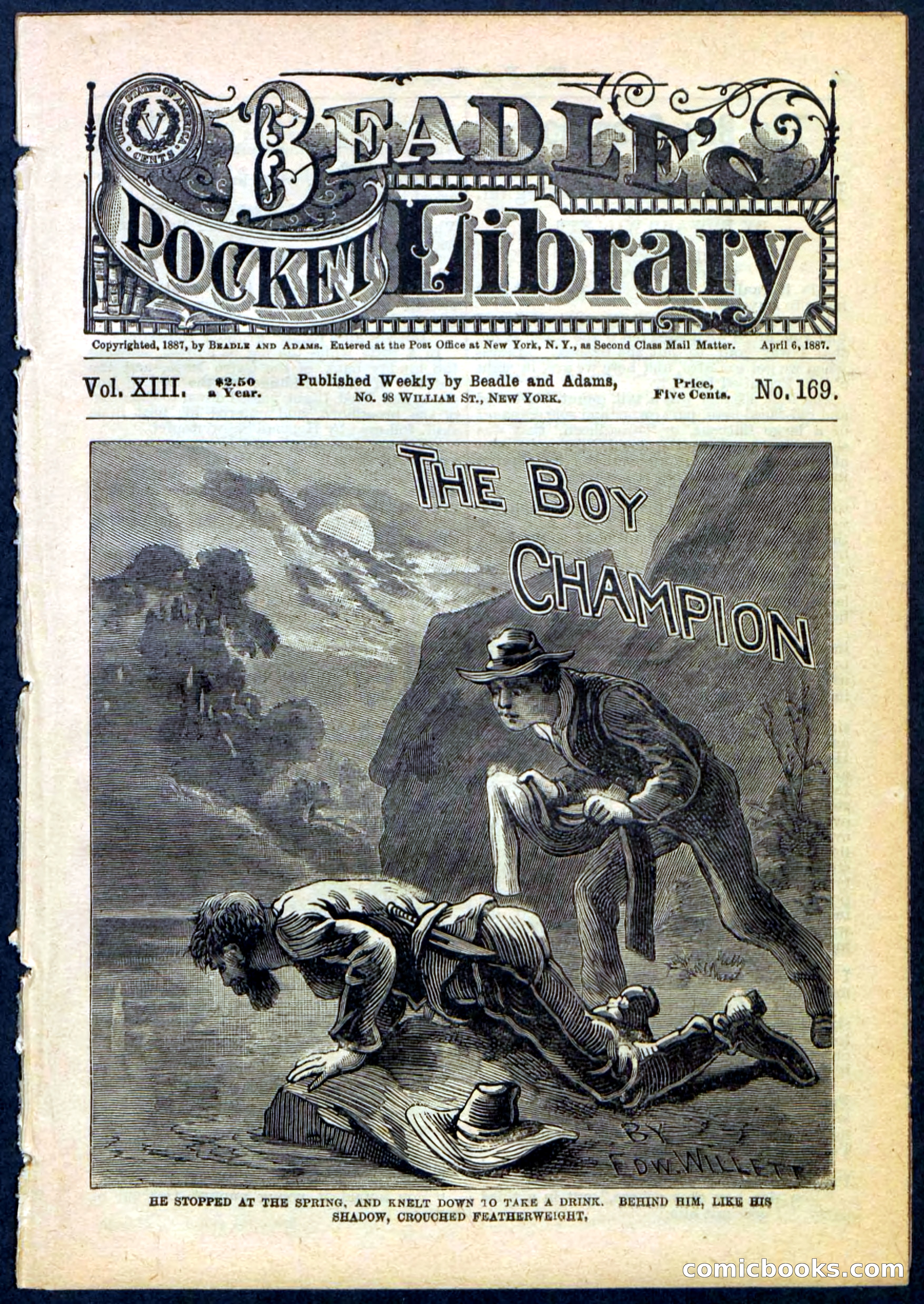 Beadle's Pocket Library No. 169 — page 1 of 32