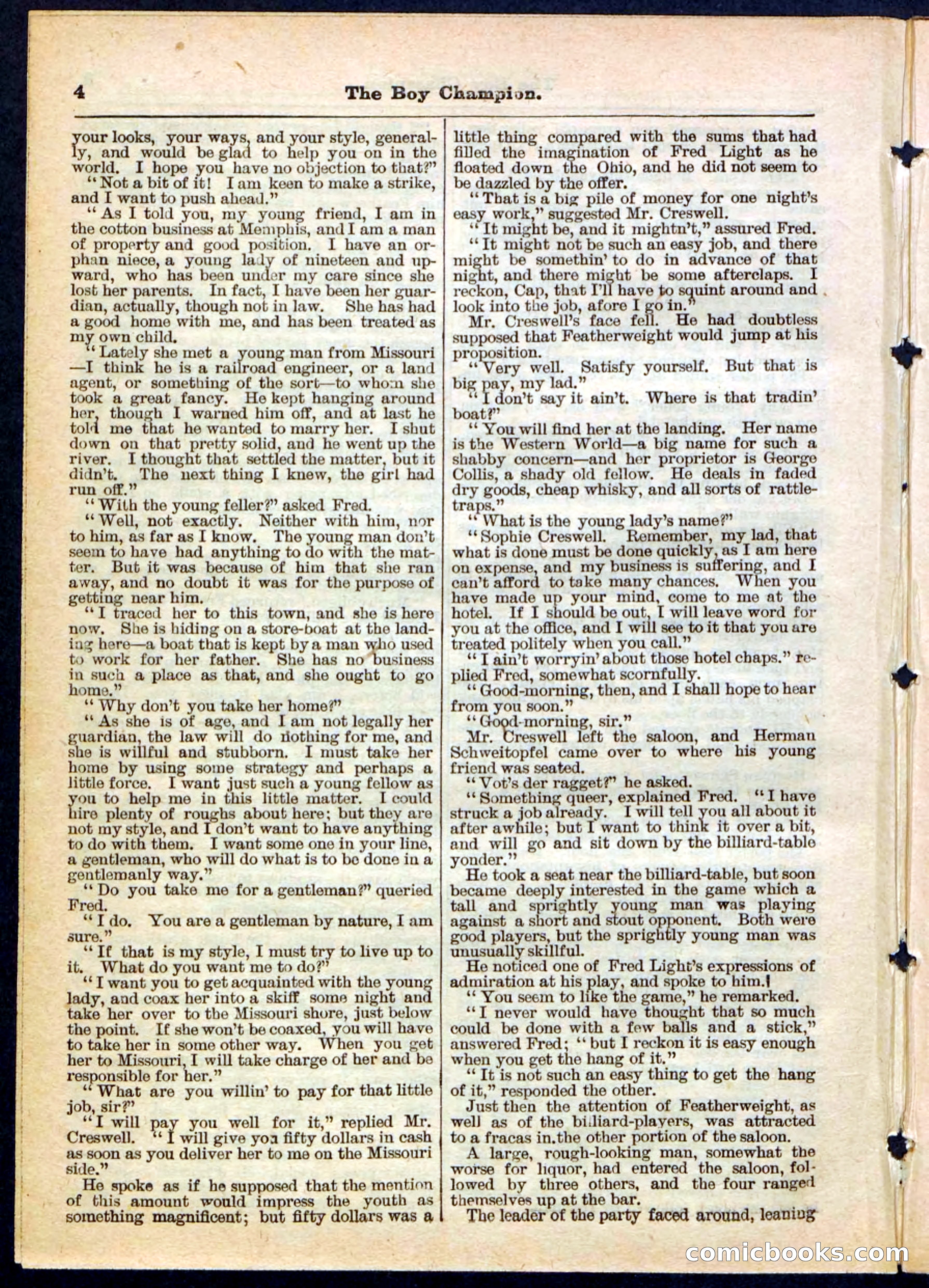 Beadle's Pocket Library No. 169 — page 4 of 32