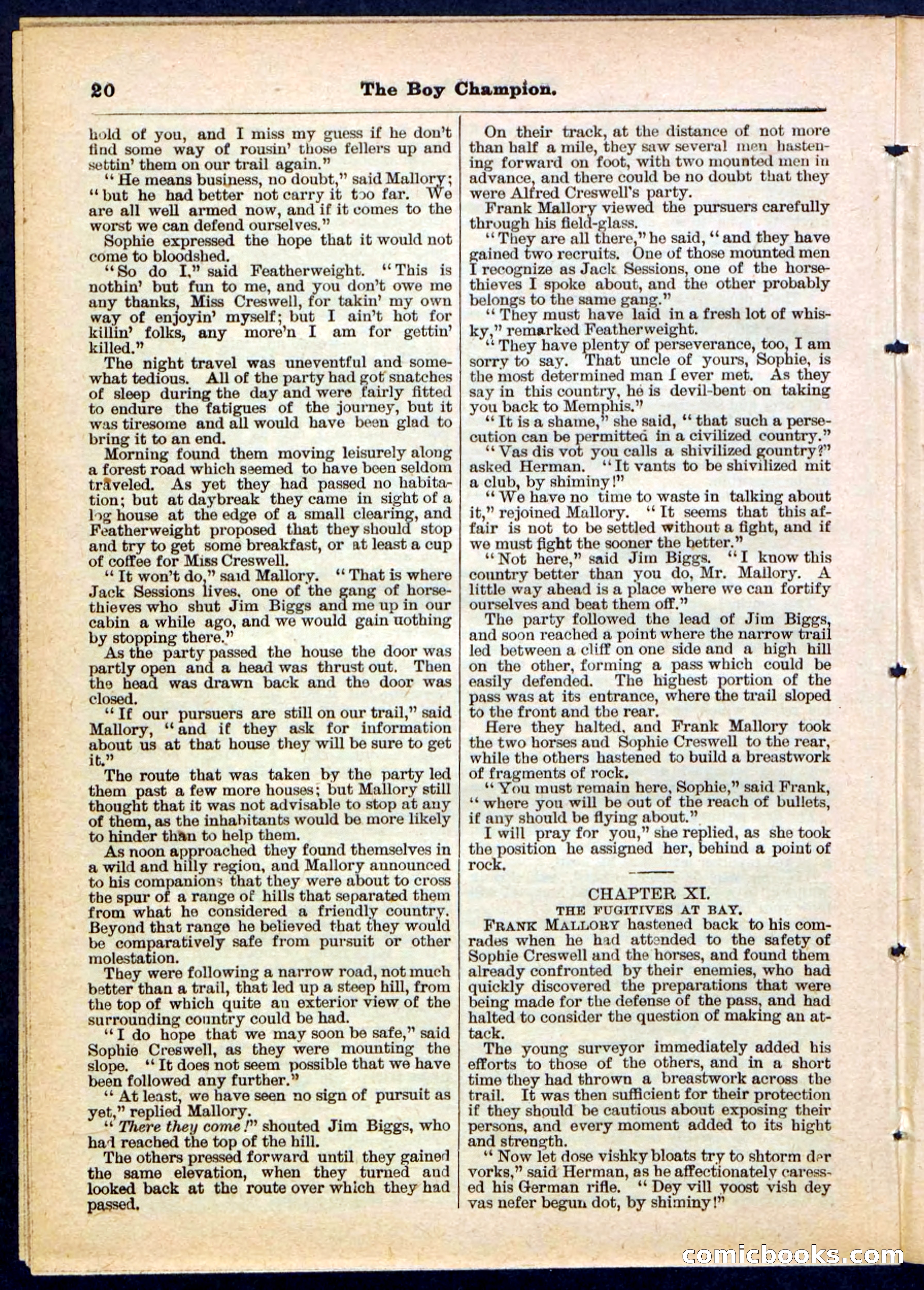Beadle's Pocket Library No. 169 — page 20 of 32