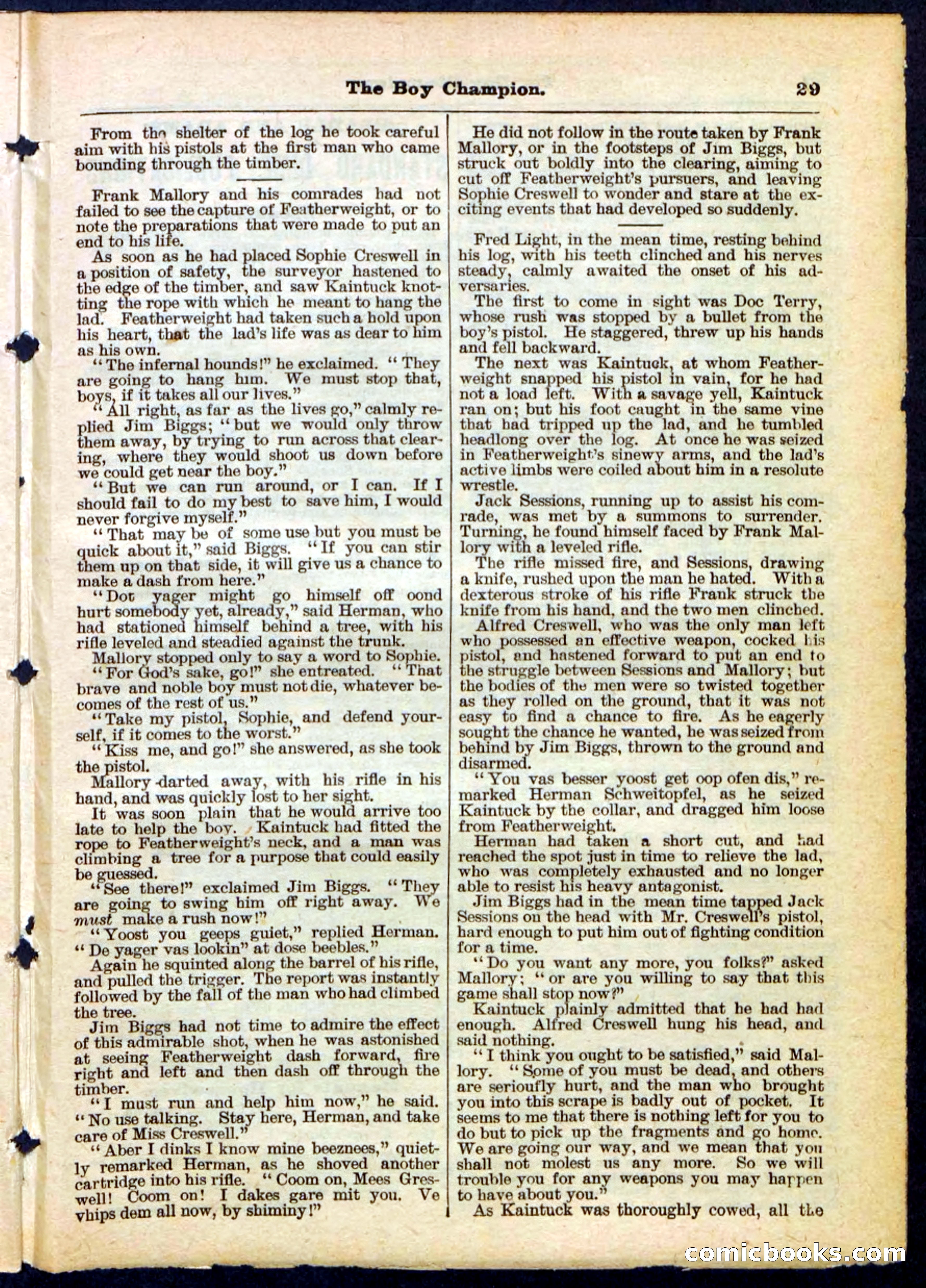 Beadle's Pocket Library No. 169 — page 29 of 32