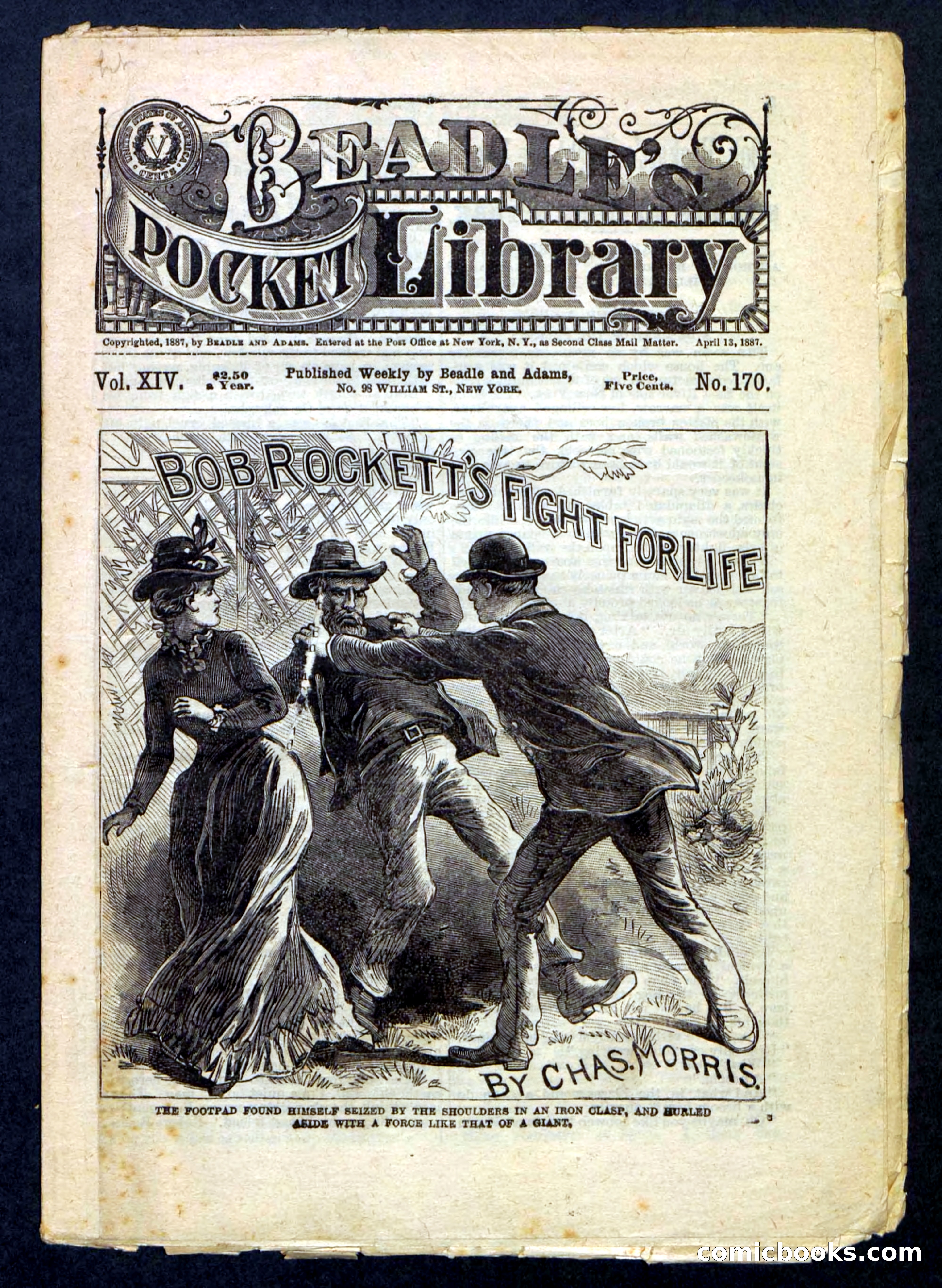 Beadle's Pocket Library No. 170 — page 1 of 32