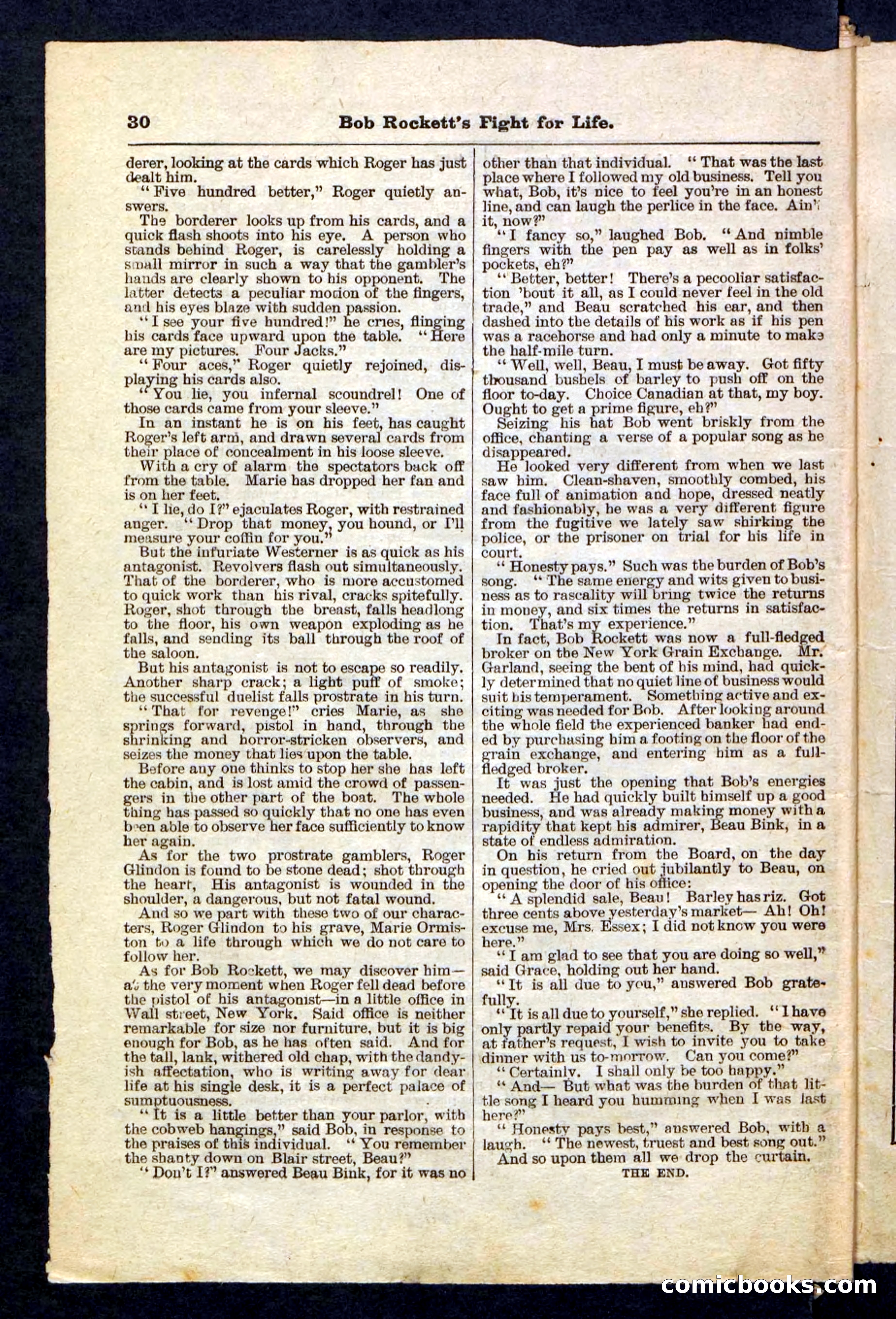 Beadle's Pocket Library No. 170 — page 30 of 32