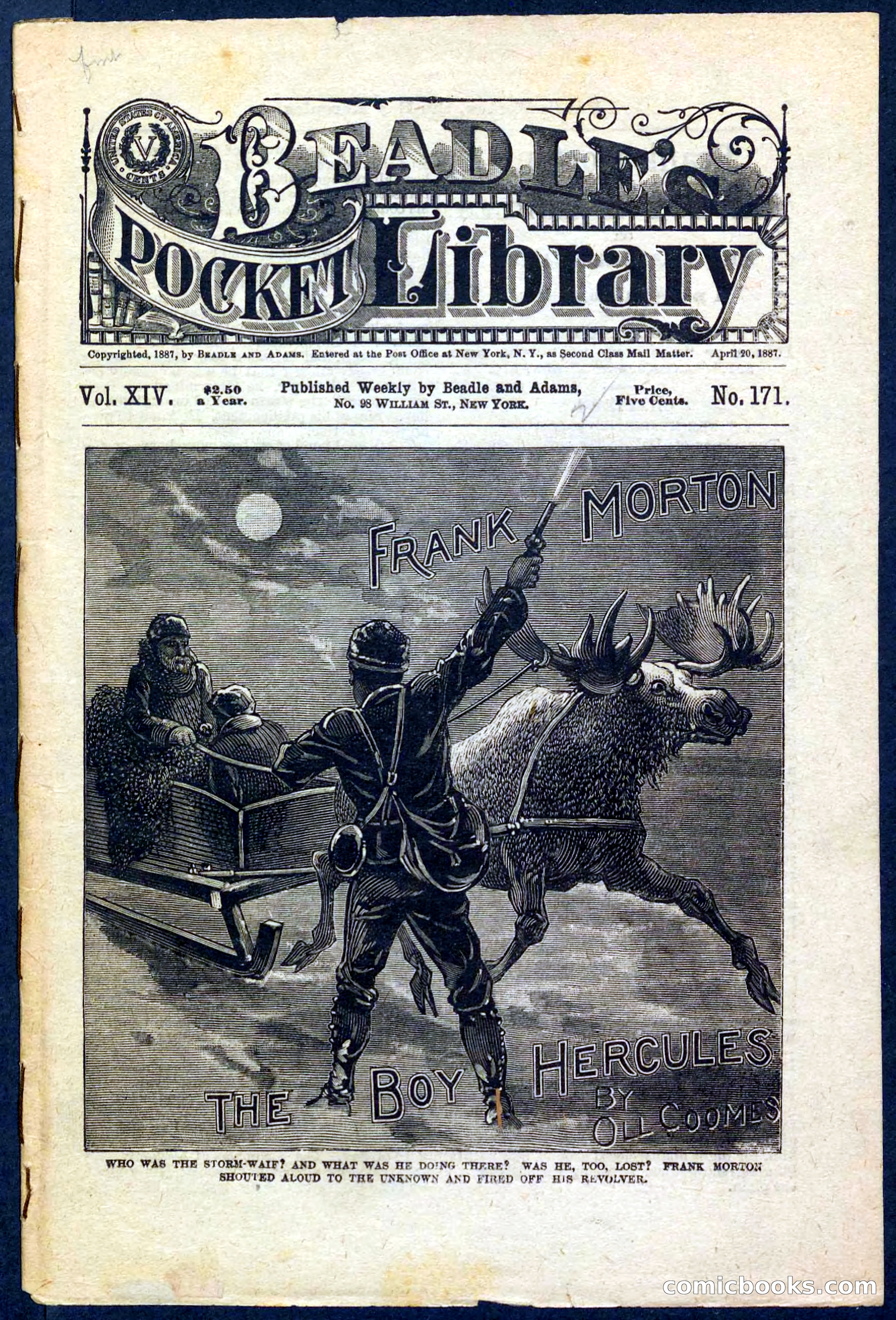 Beadle's Pocket Library No. 171 — page 1 of 32