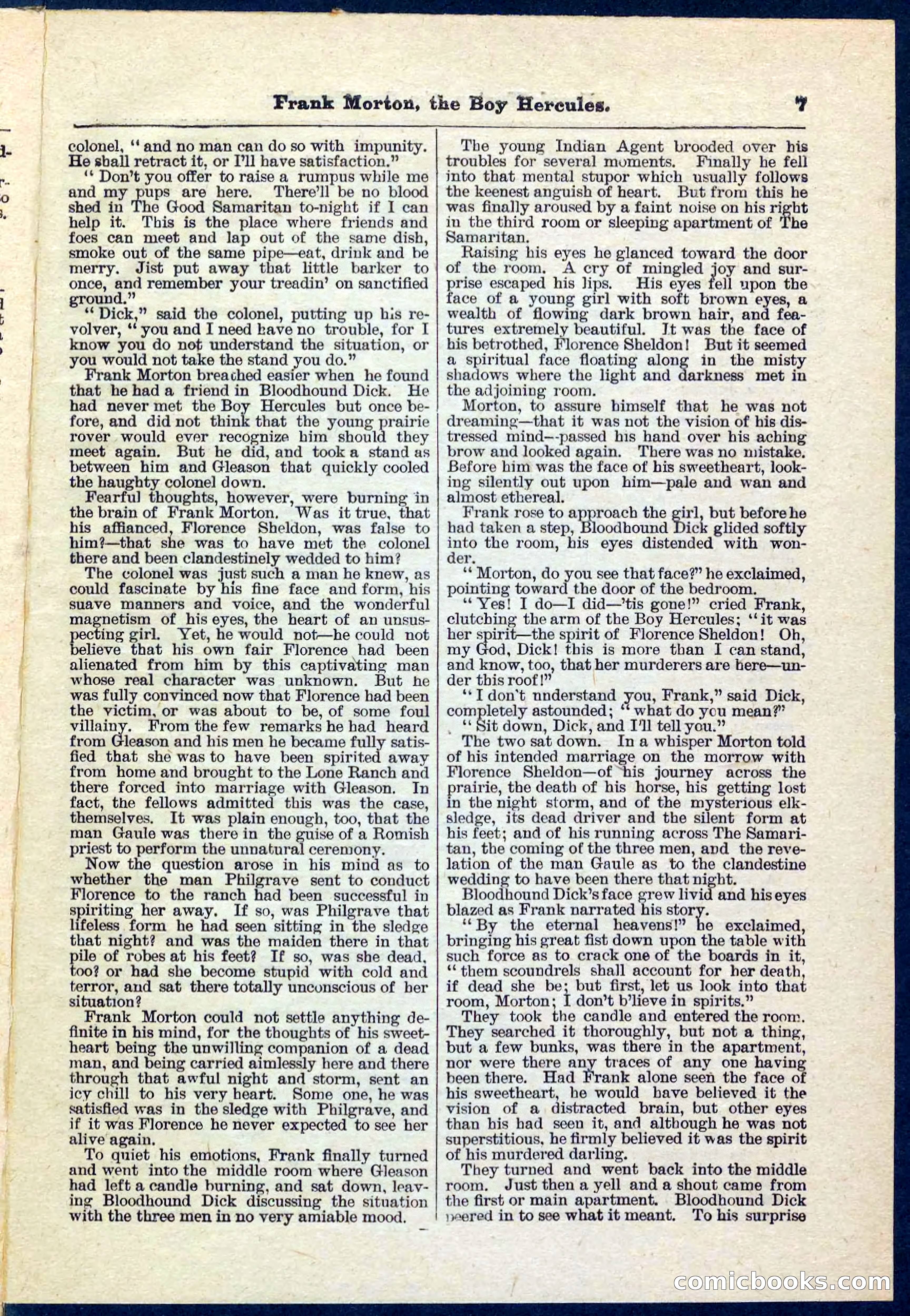 Beadle's Pocket Library No. 171 — page 7 of 32