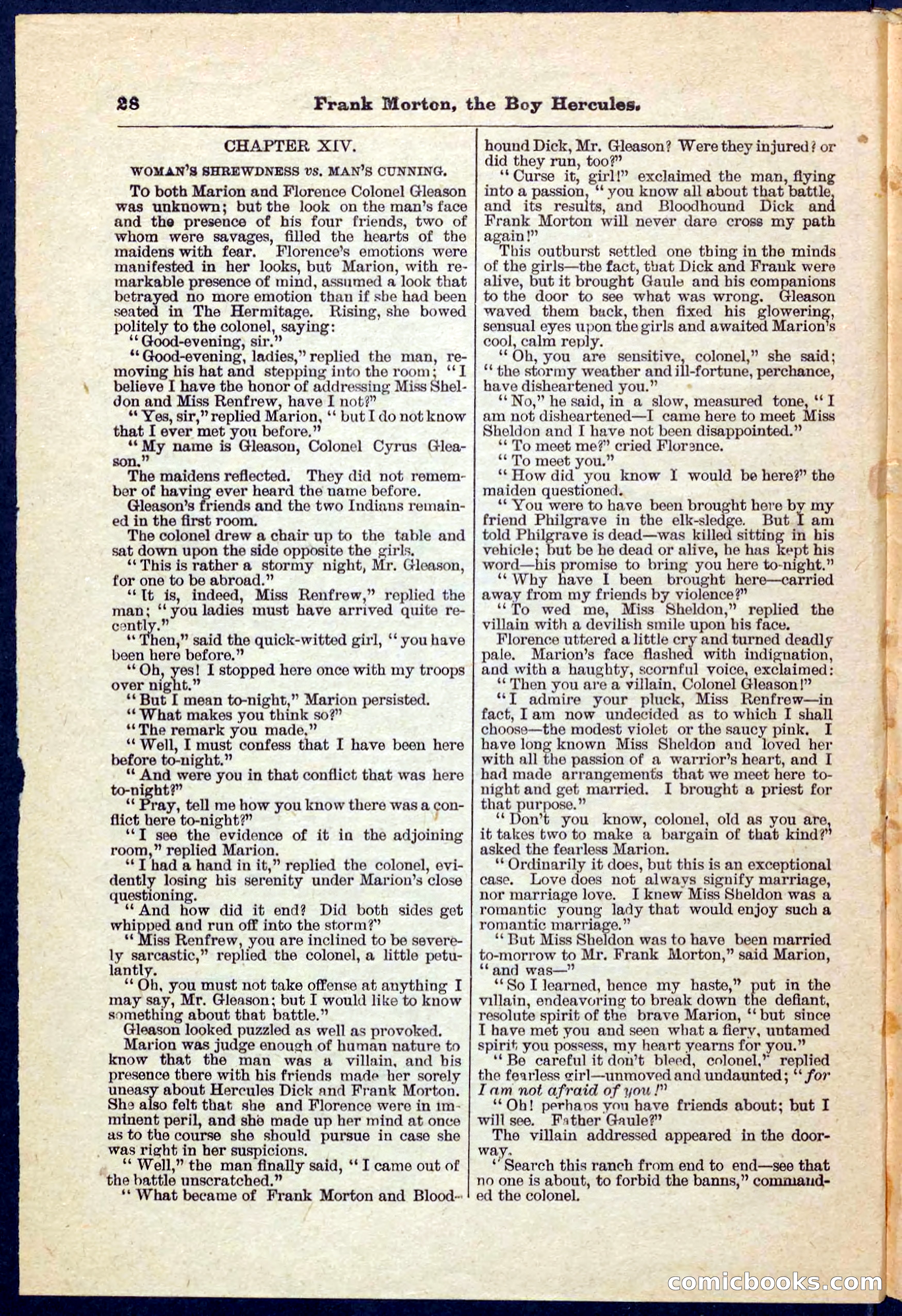 Beadle's Pocket Library No. 171 — page 28 of 32