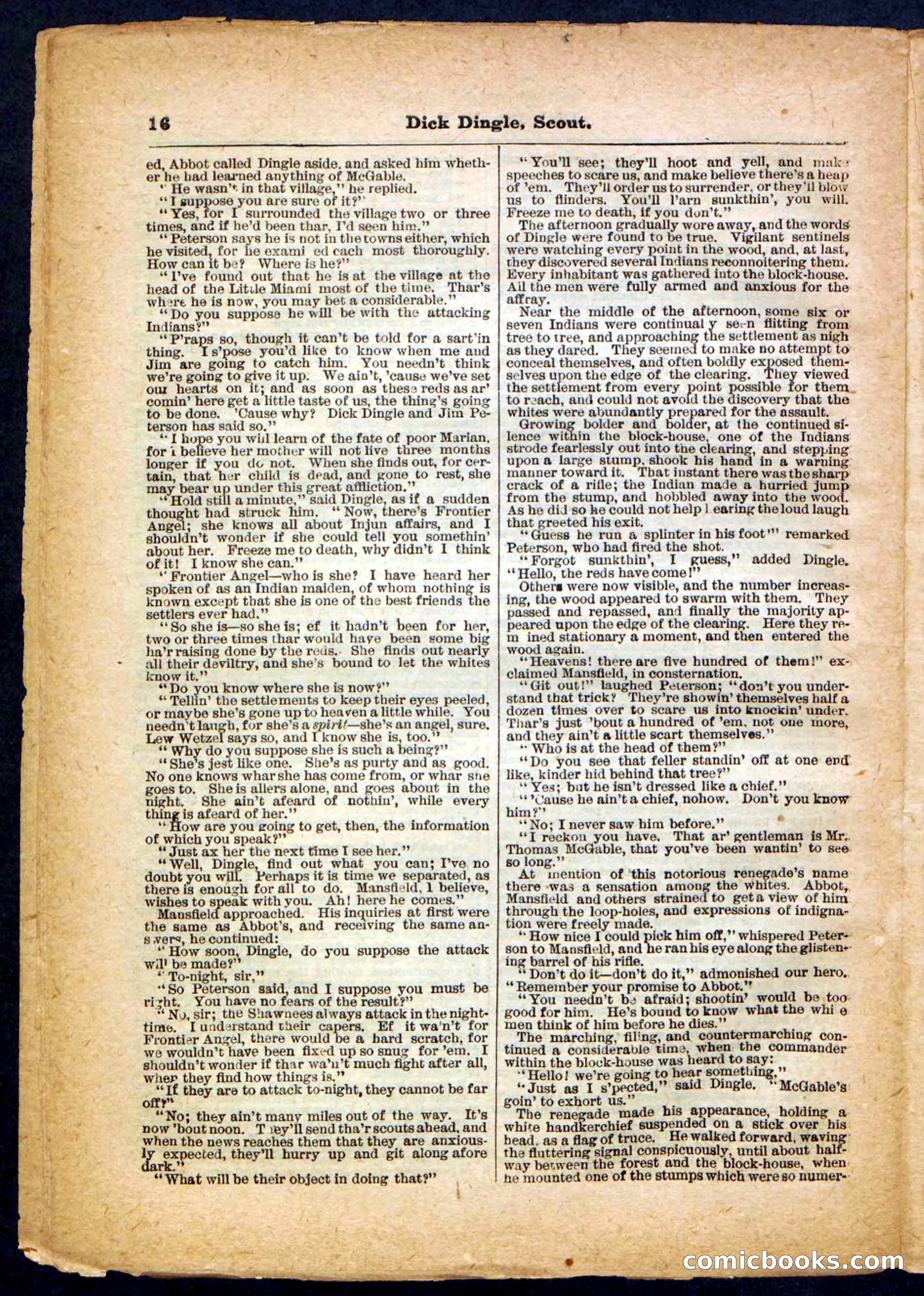Beadle's Pocket Library No. 173 — page 16 of 32