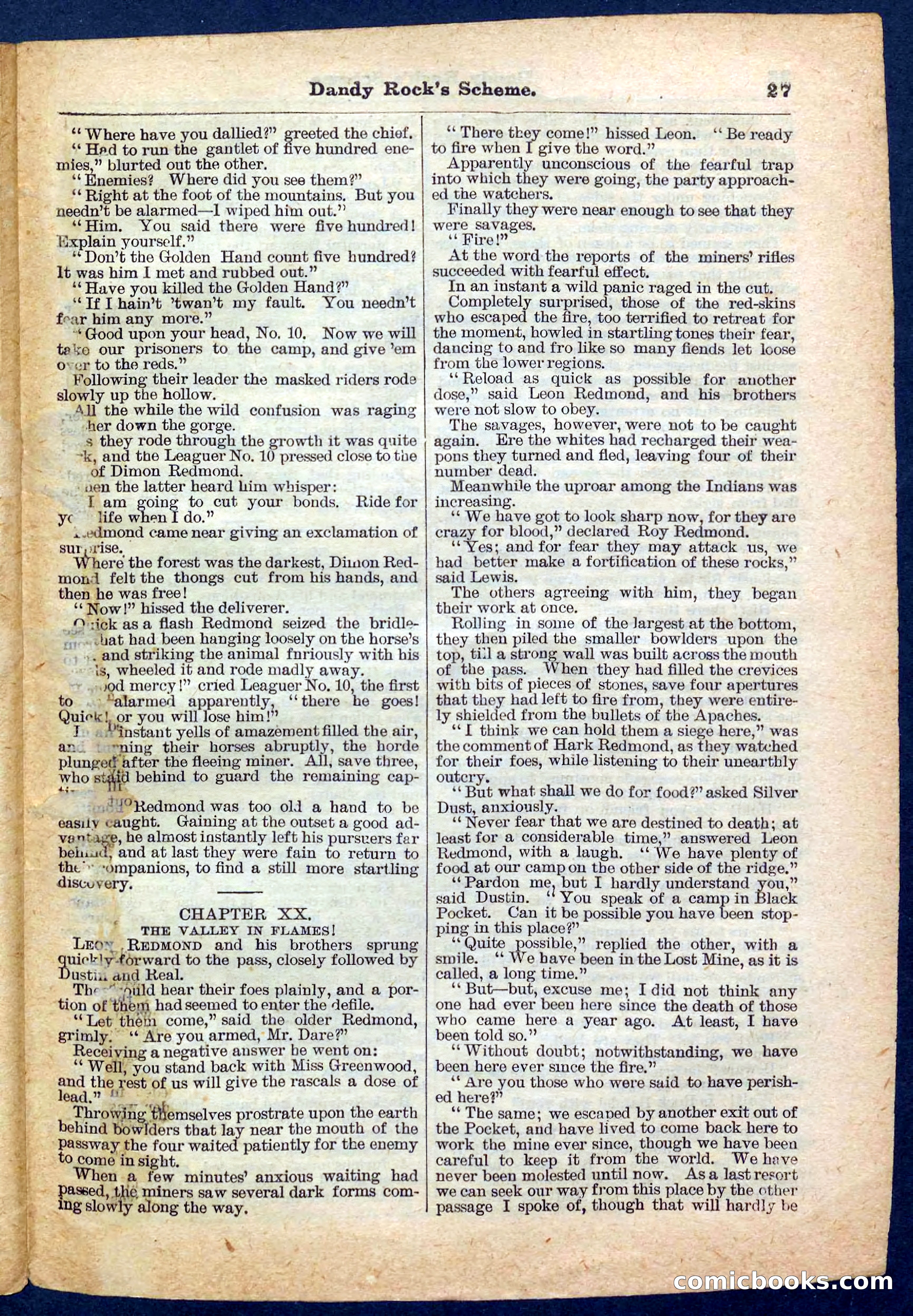 Beadle's Pocket Library, No. 174 — page 27 of 32