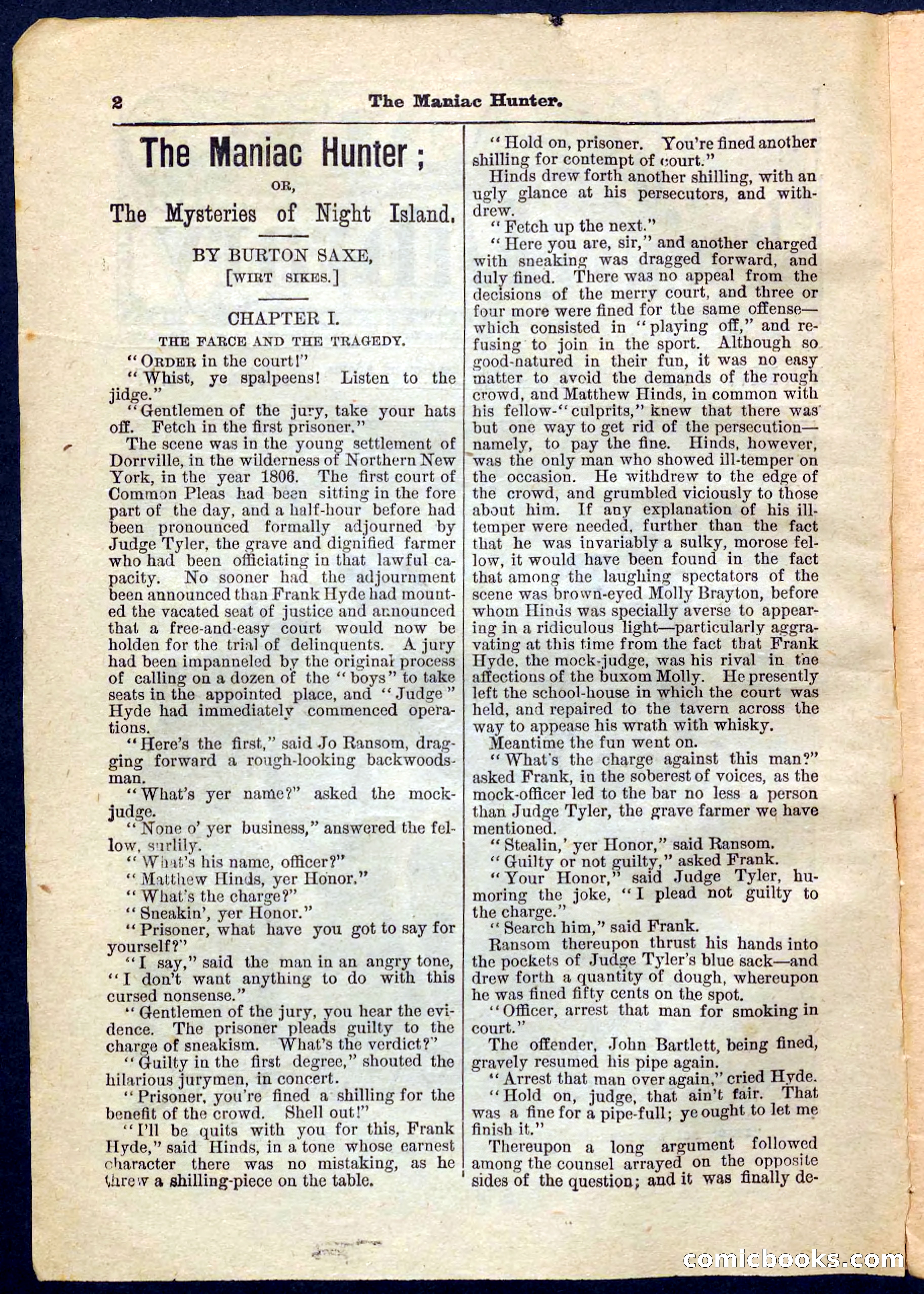 Beadle's Pocket Library No. 178 — page 2 of 32