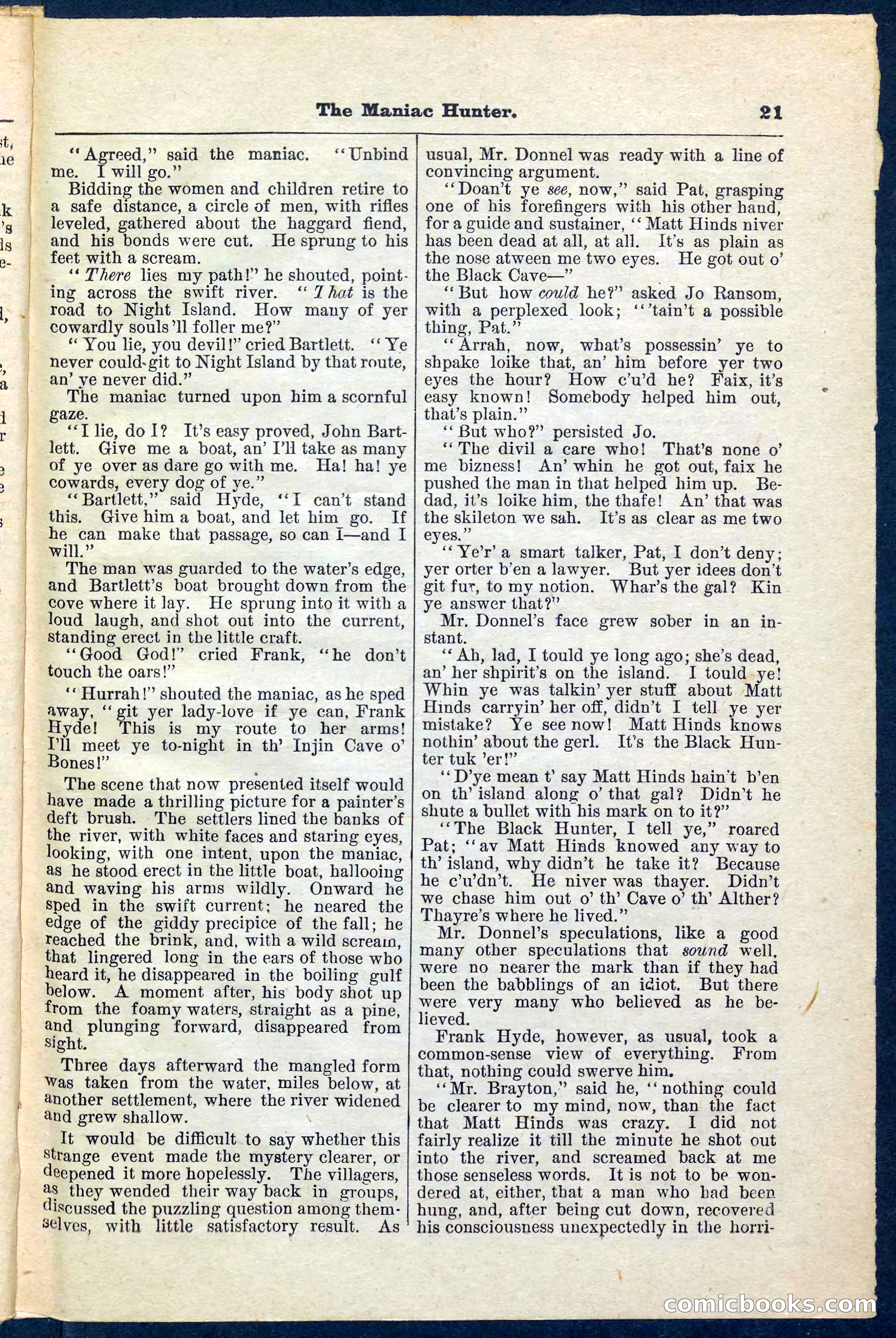 Beadle's Pocket Library No. 178 — page 21 of 32