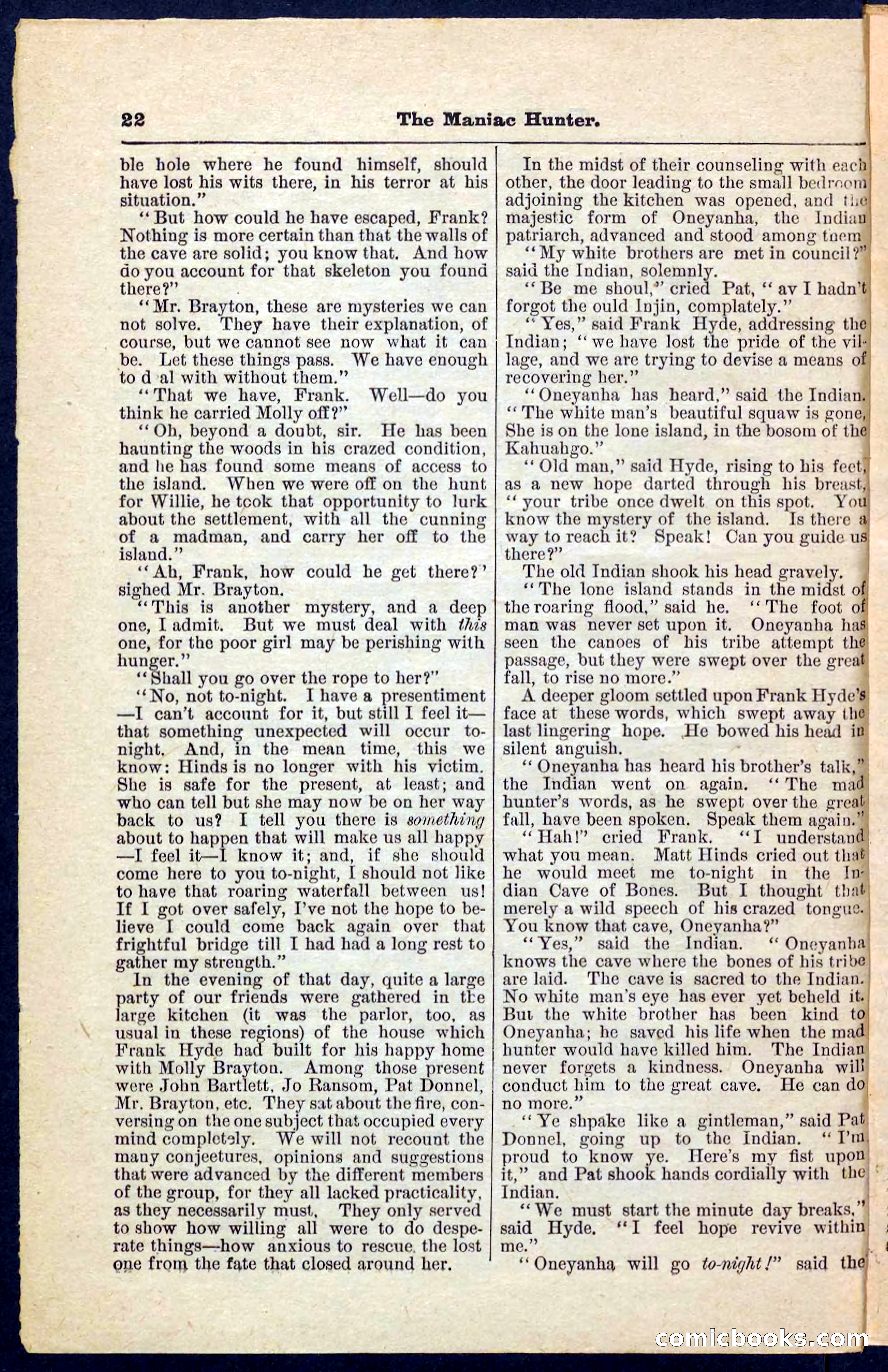 Beadle's Pocket Library No. 178 — page 22 of 32