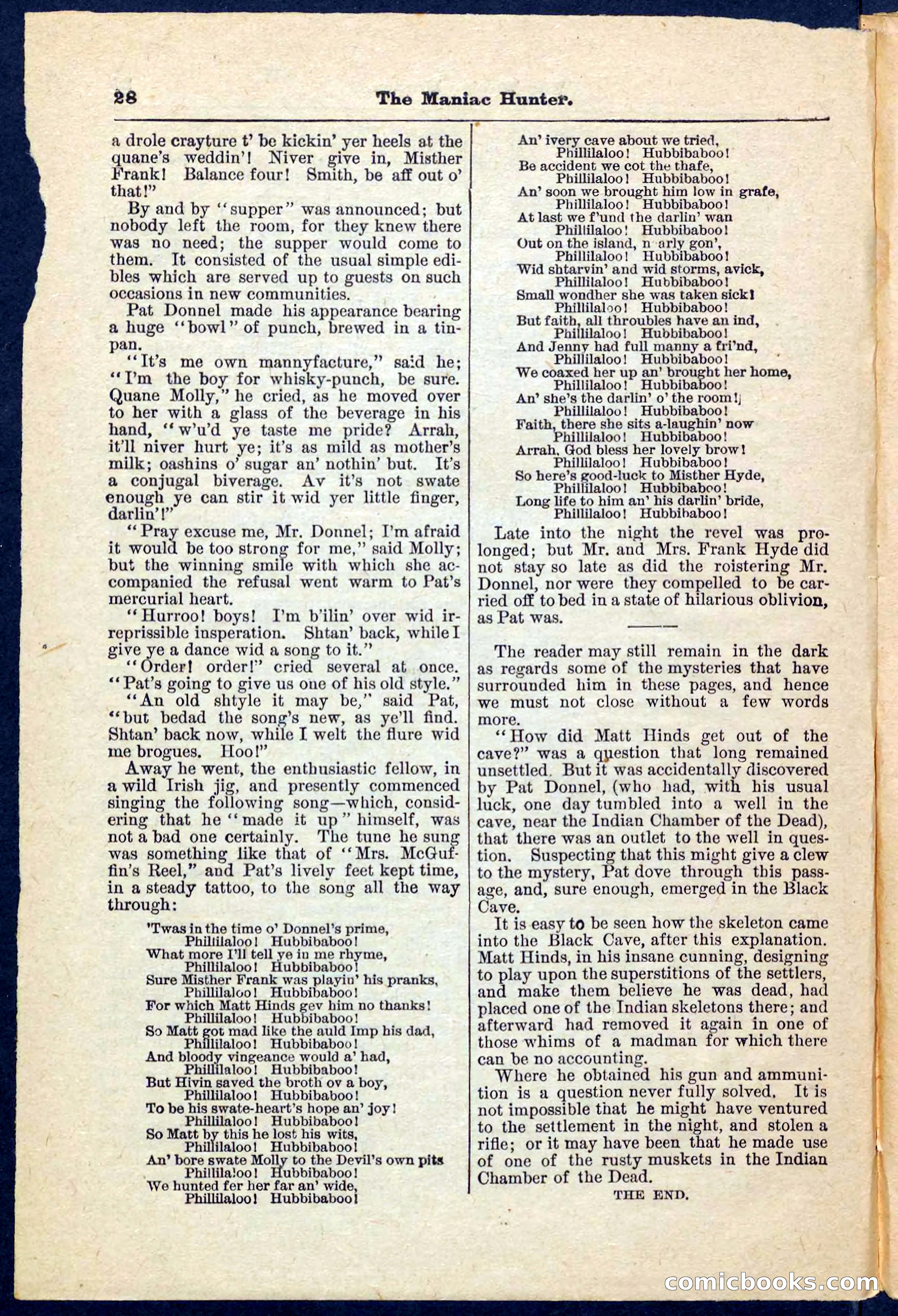 Beadle's Pocket Library No. 178 — page 28 of 32