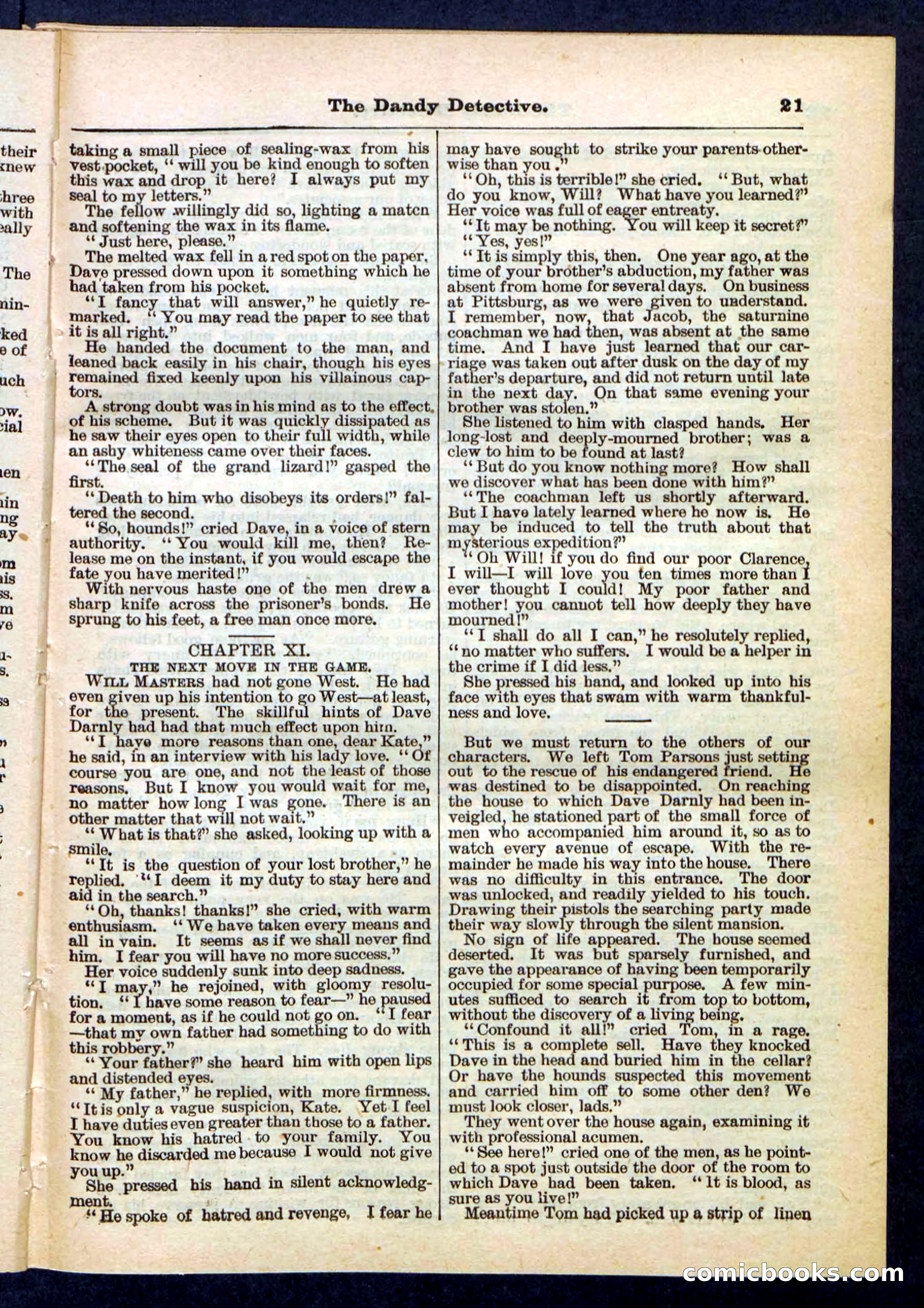 Beadle's Pocket Library No. 196 — page 21 of 32
