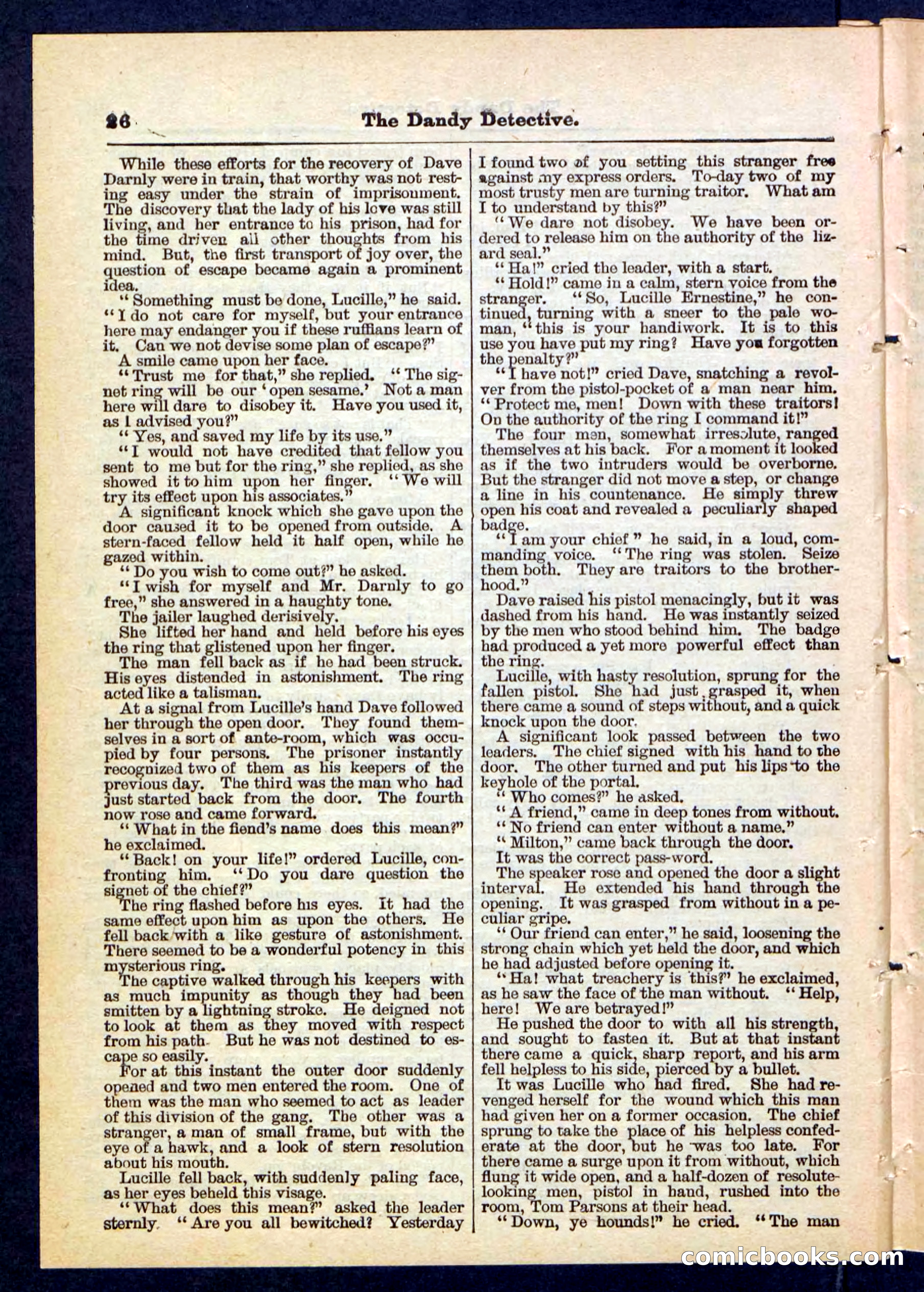 Beadle's Pocket Library No. 196 — page 26 of 32