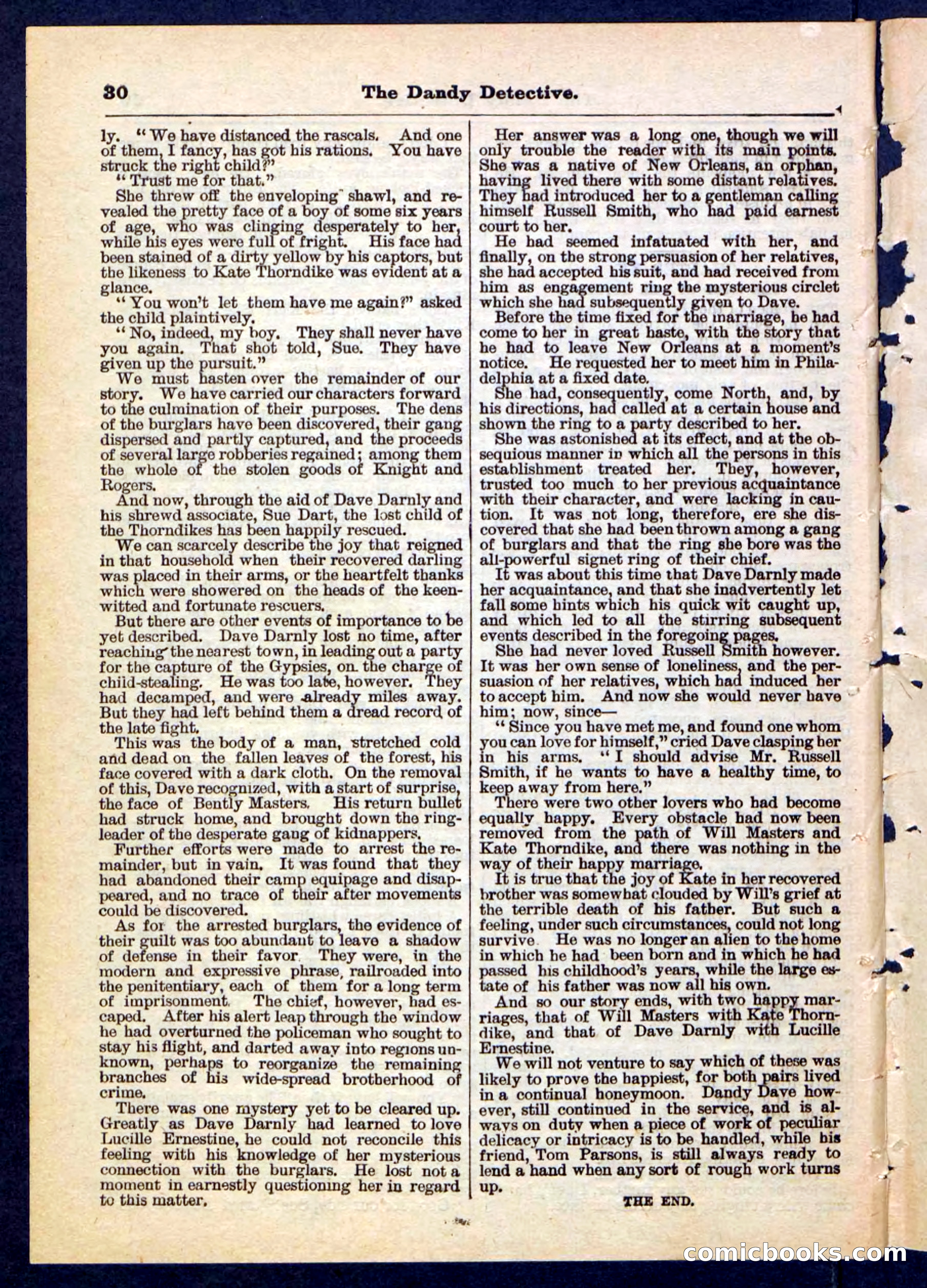 Beadle's Pocket Library No. 196 — page 30 of 32