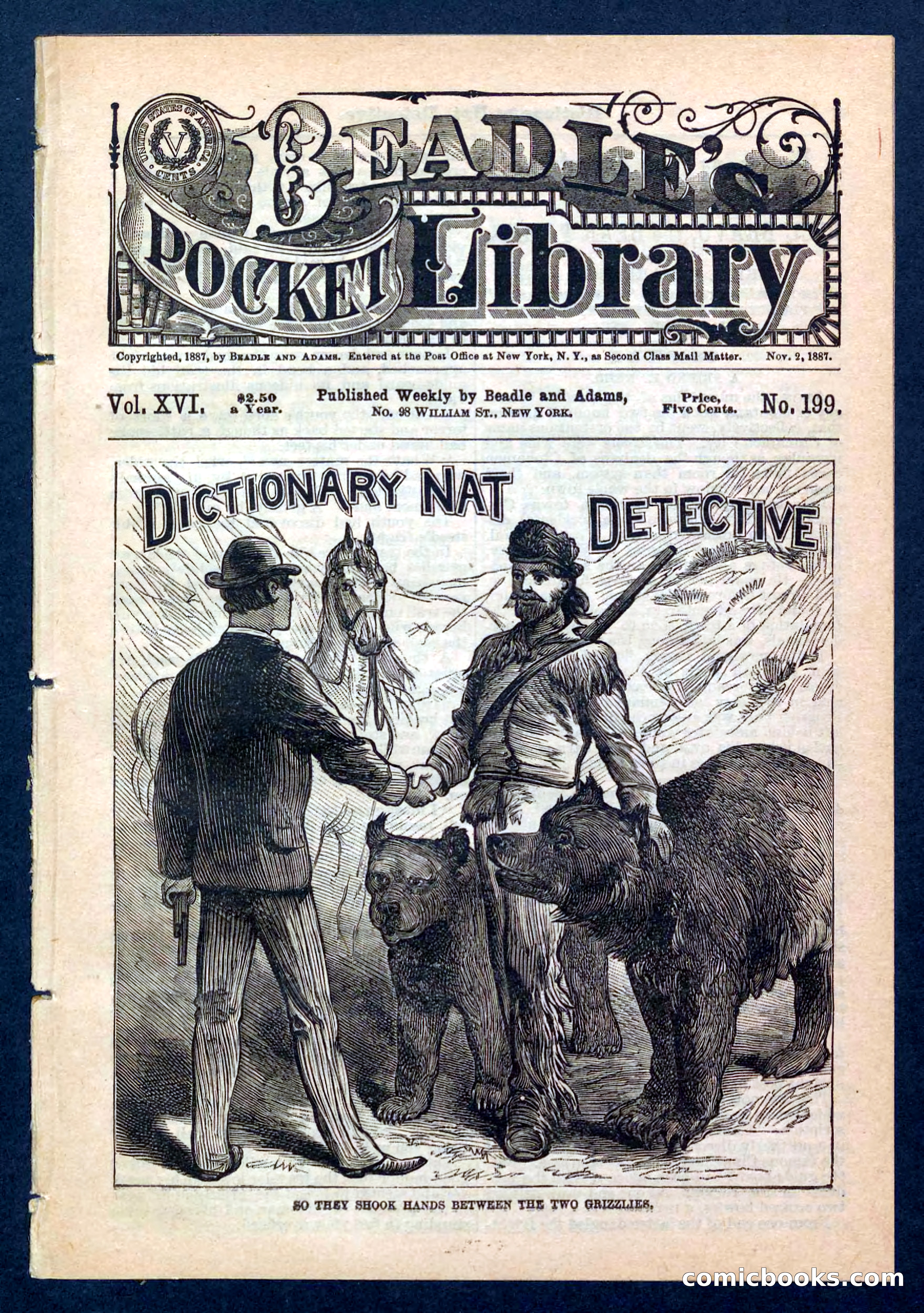 Beadle's Pocket Library No. 199 — page 1 of 32