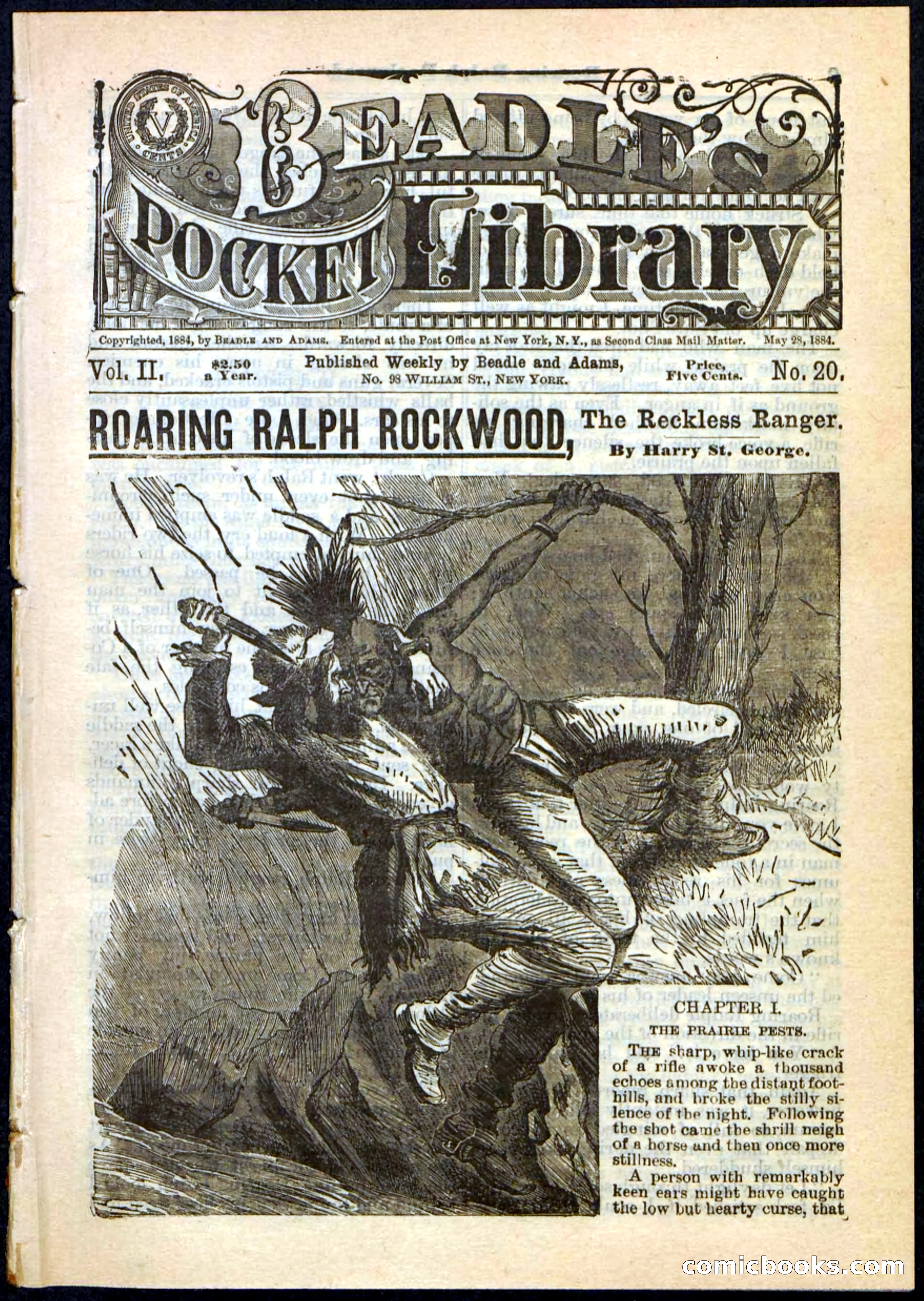 Beadle's Pocket Library No. 20 — page 1 of 32