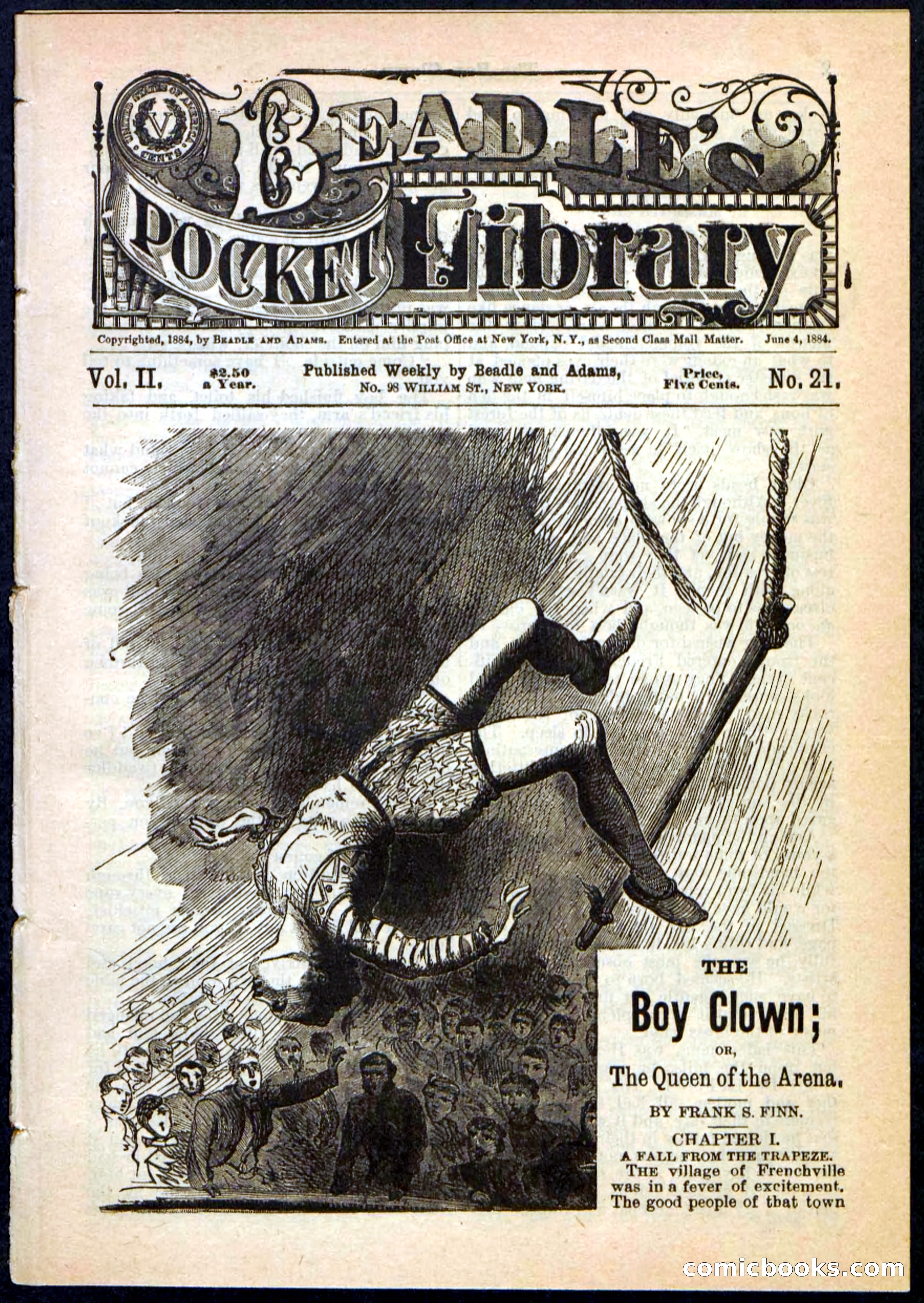 Beadle's Pocket Library, No. 21 — page 1 of 32
