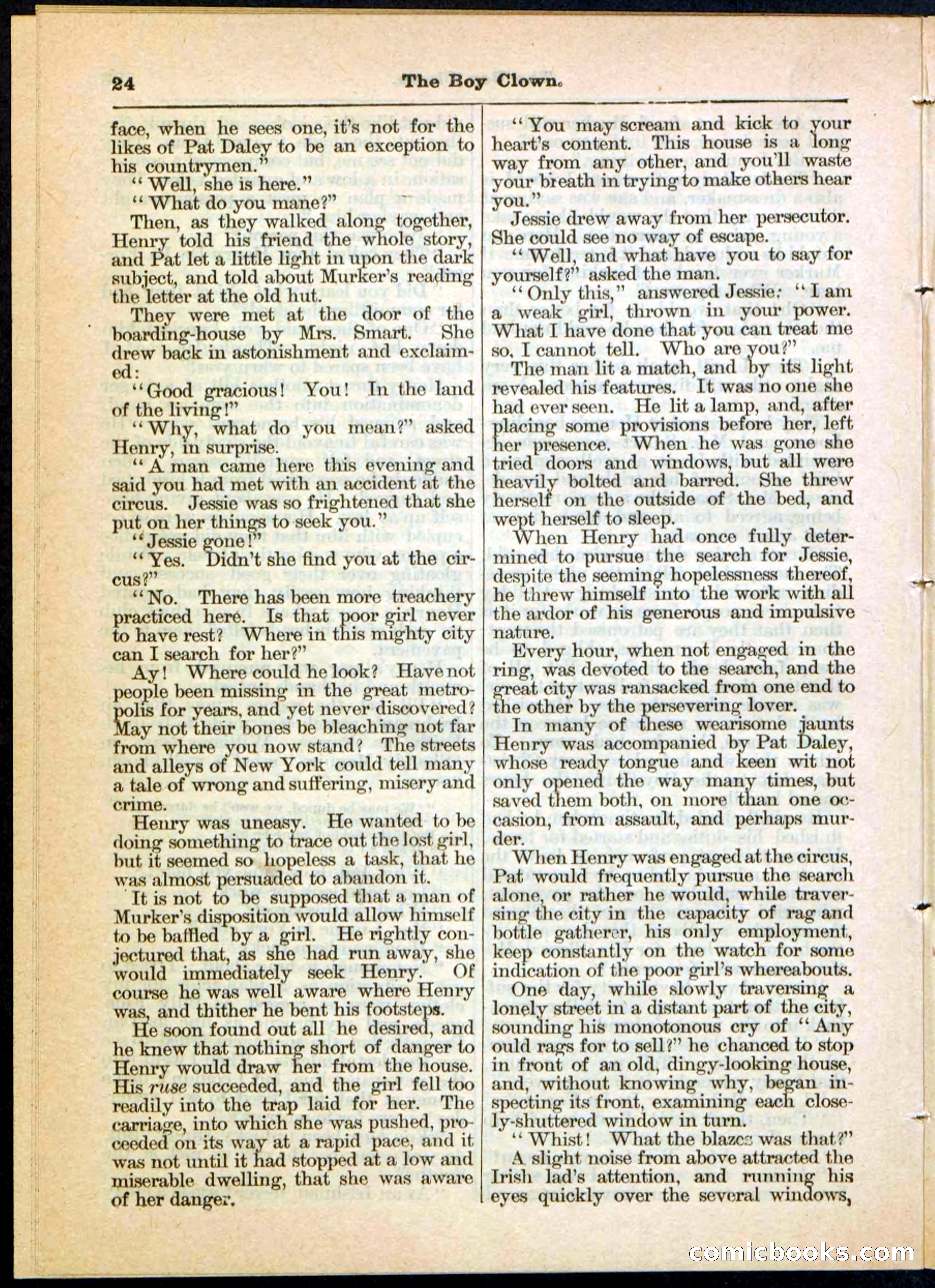 Beadle's Pocket Library, No. 21 — page 24 of 32