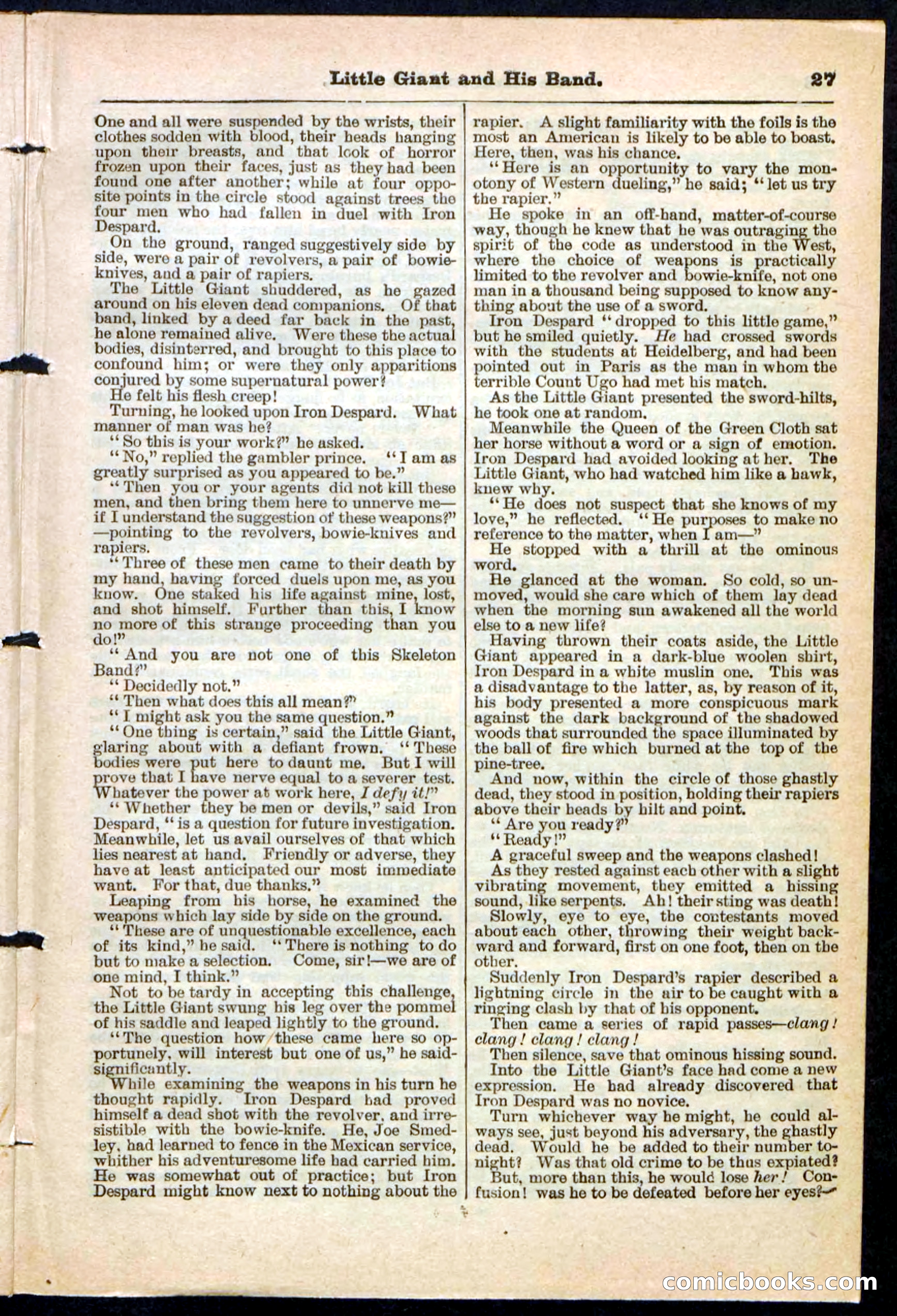 Beadle's Pocket Library No. 211 — page 27 of 32
