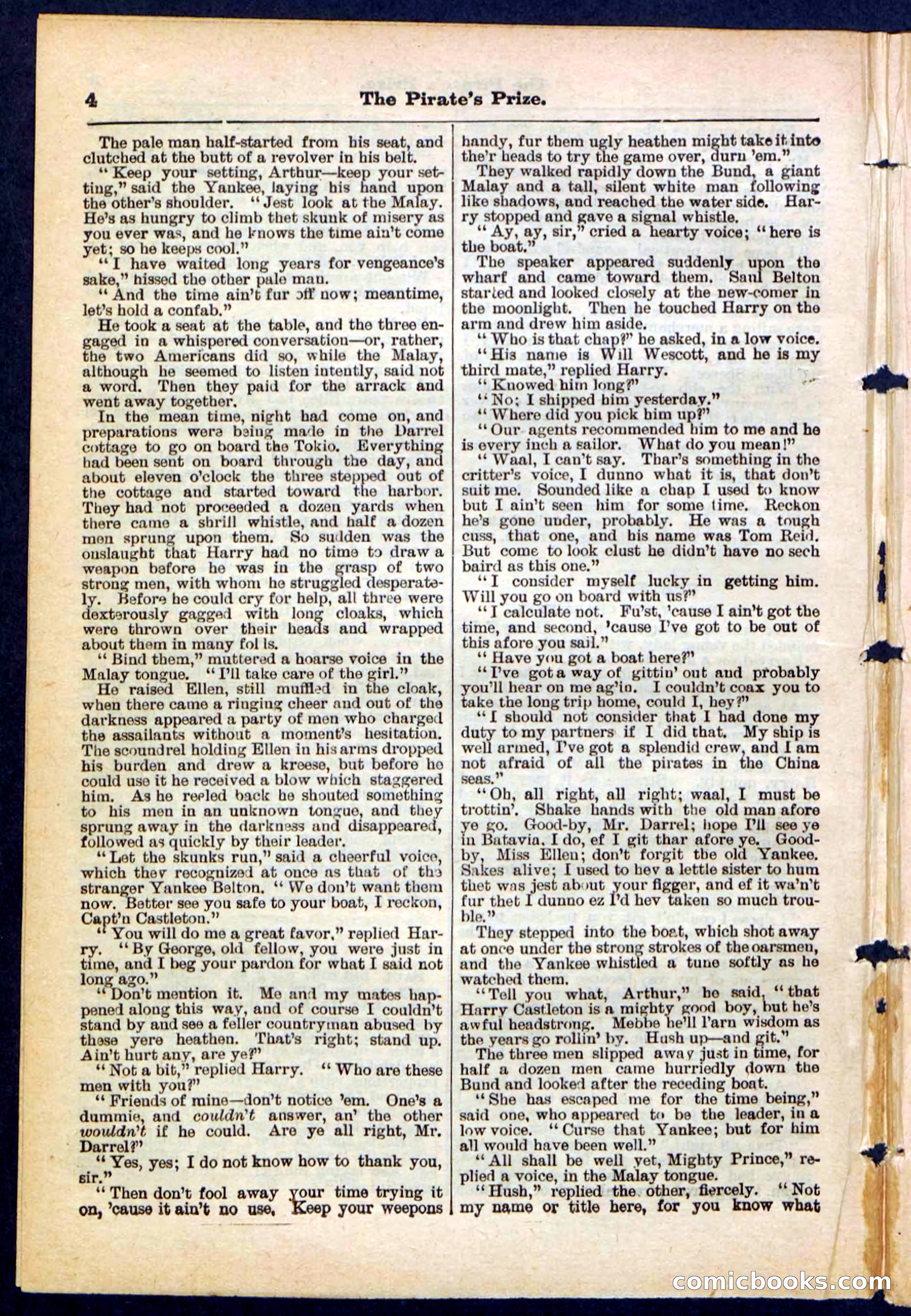 Beadle's Pocket Library No. 213: The Pirate's Prize — page 4 of 32