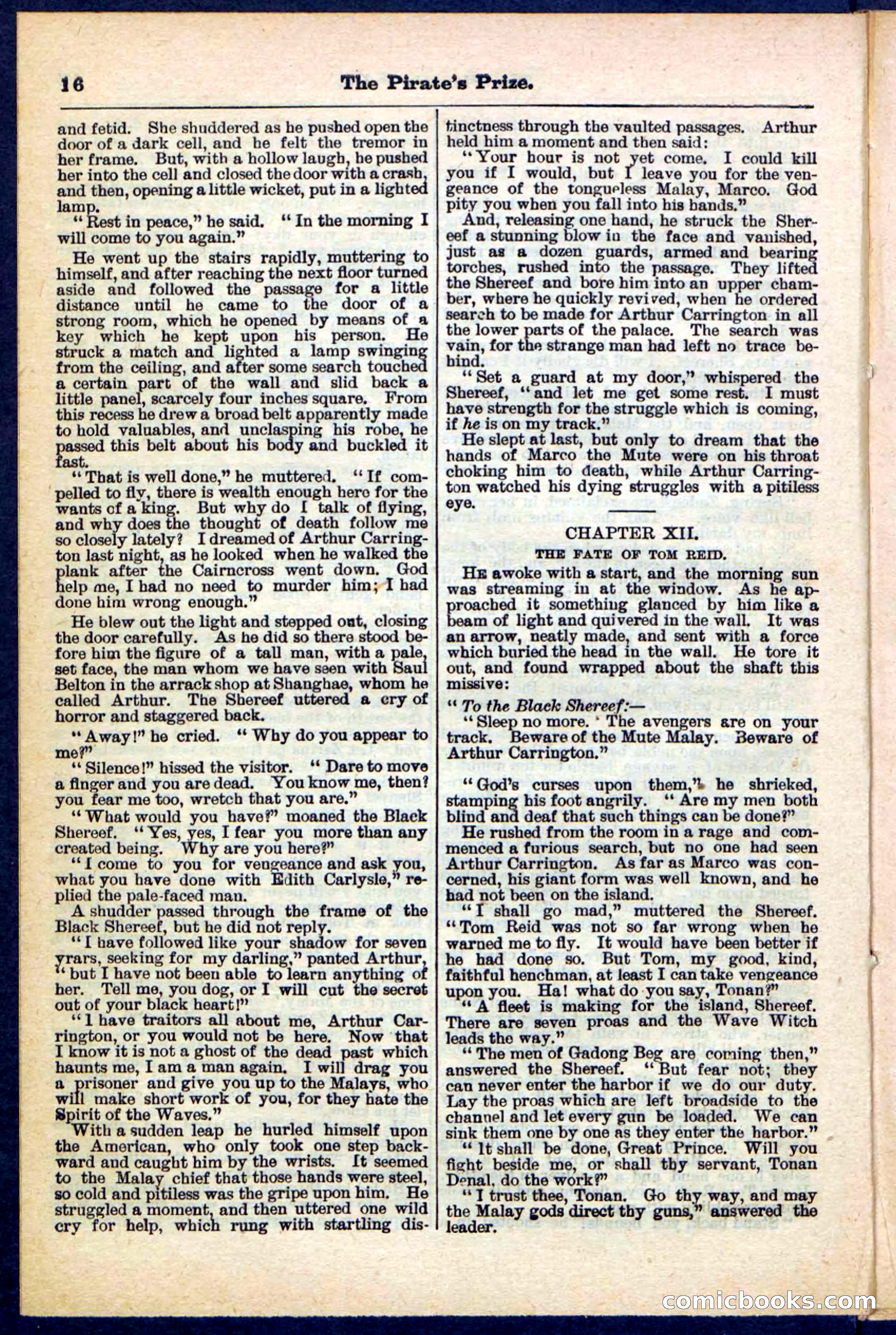 Beadle's Pocket Library No. 213: The Pirate's Prize — page 16 of 32