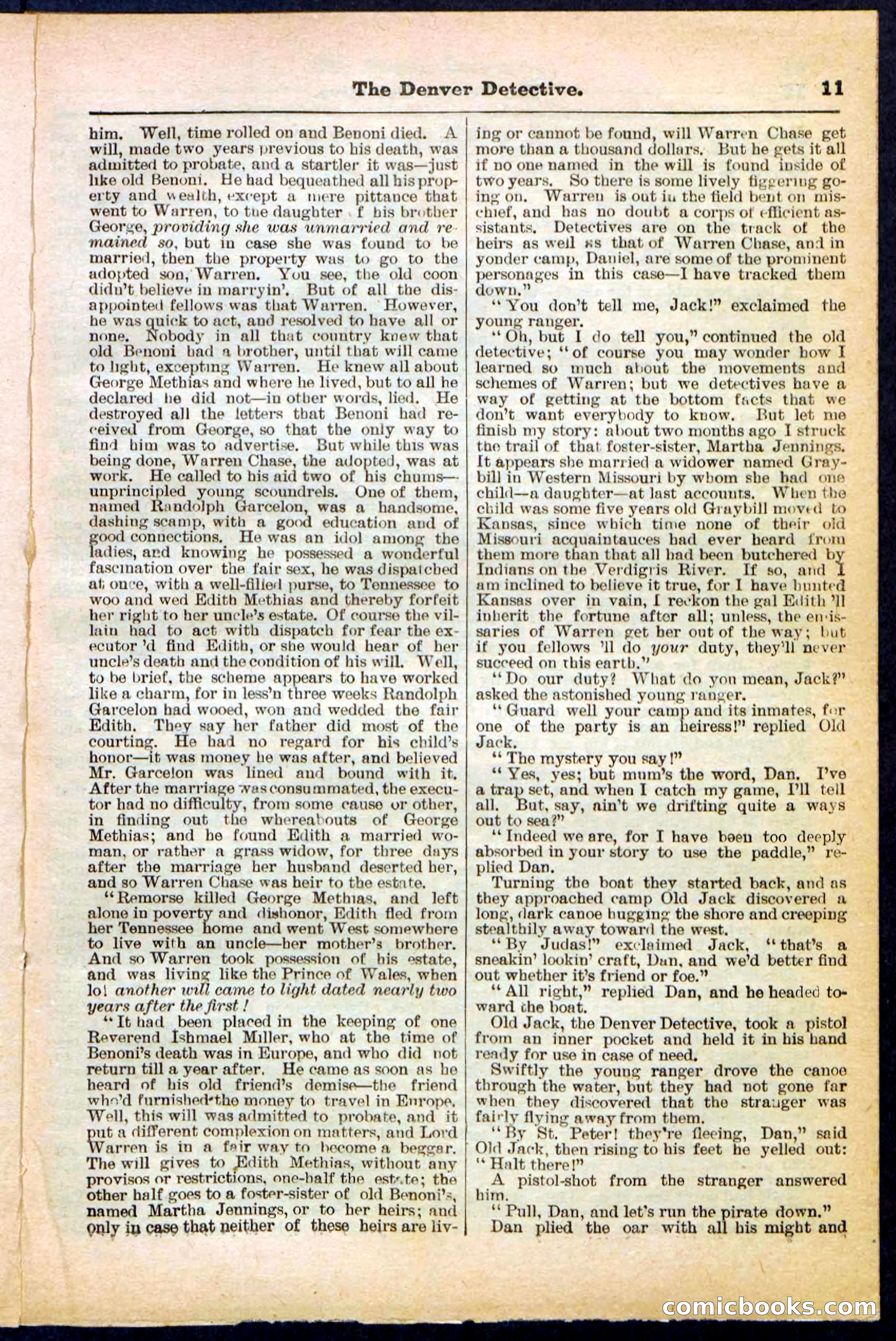 Beadle's Pocket Library No. 215 — page 11 of 32