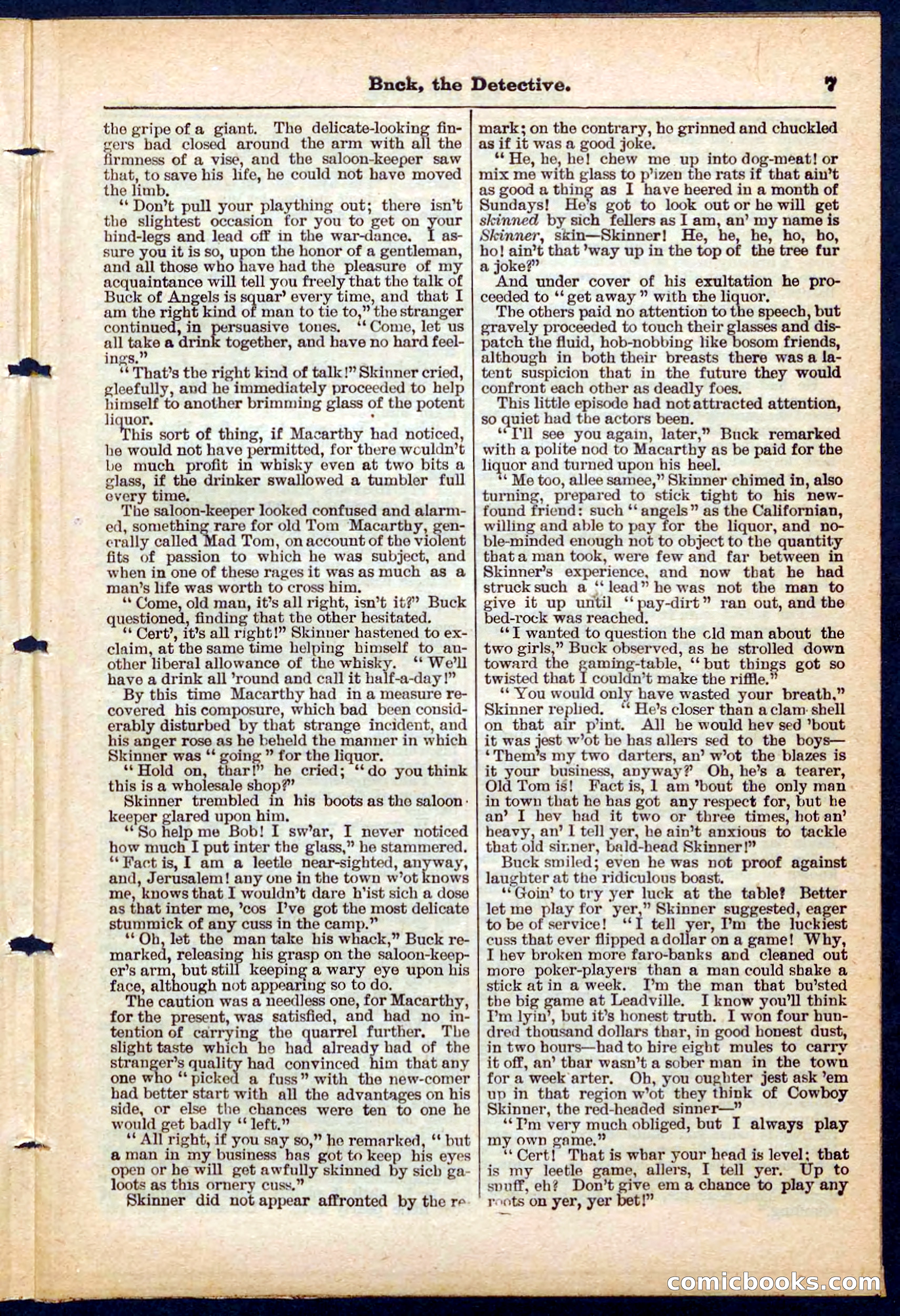 Beadle's Pocket Library No. 219: Buck the Detective — page 7 of 32