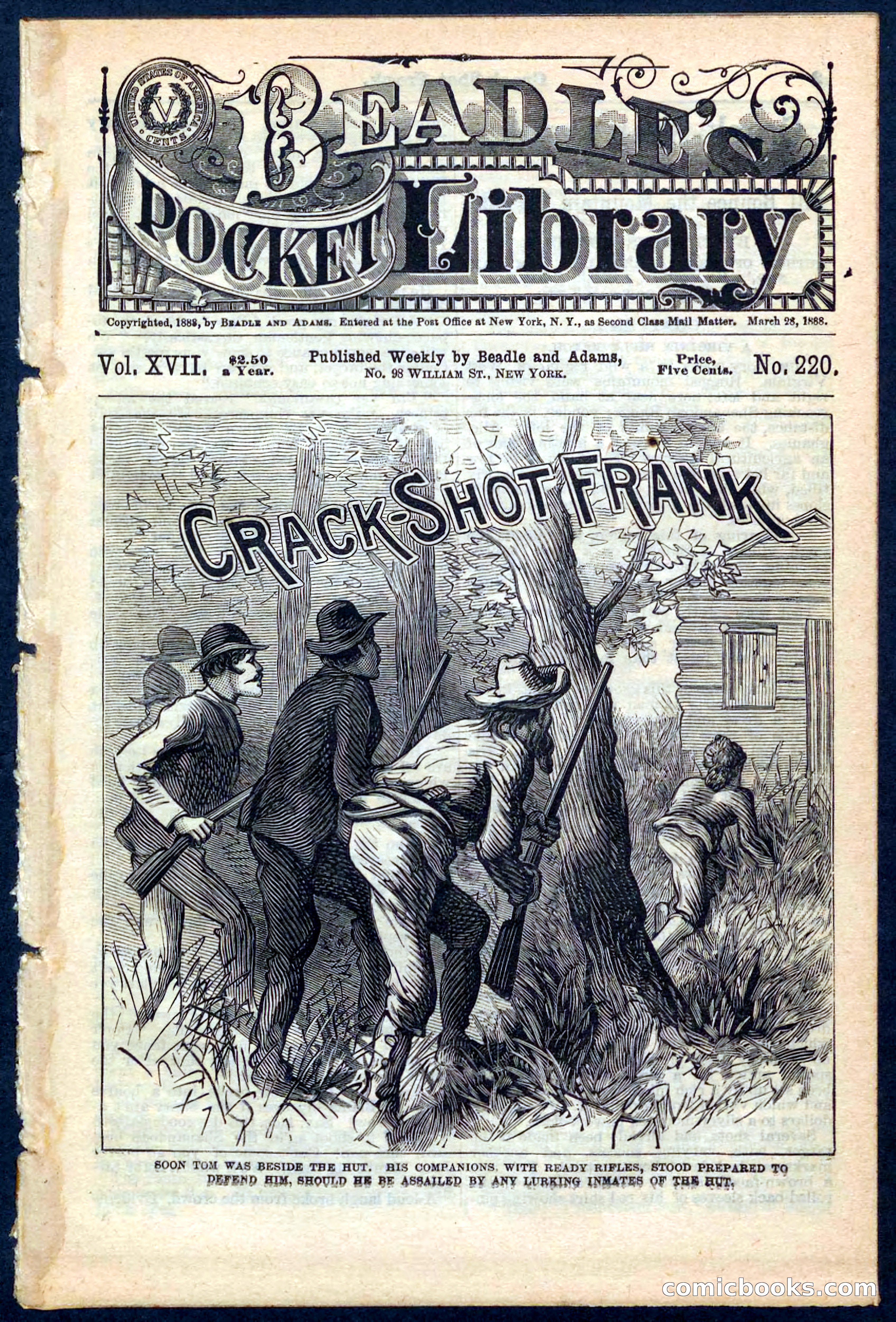 Beadle's Pocket Library No. 220 — page 1 of 32