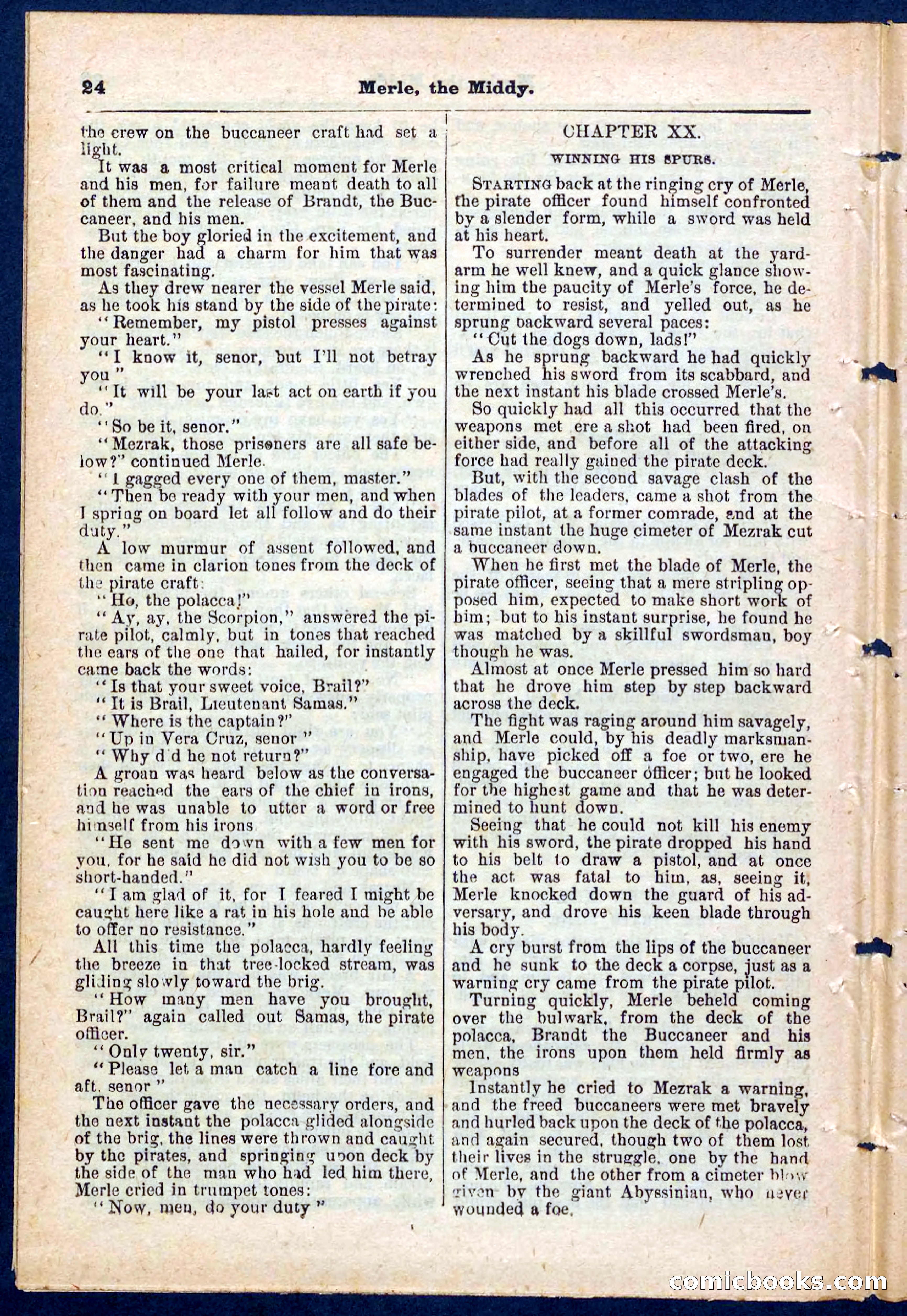 Beadle's Pocket Library No. 221 — page 24 of 32