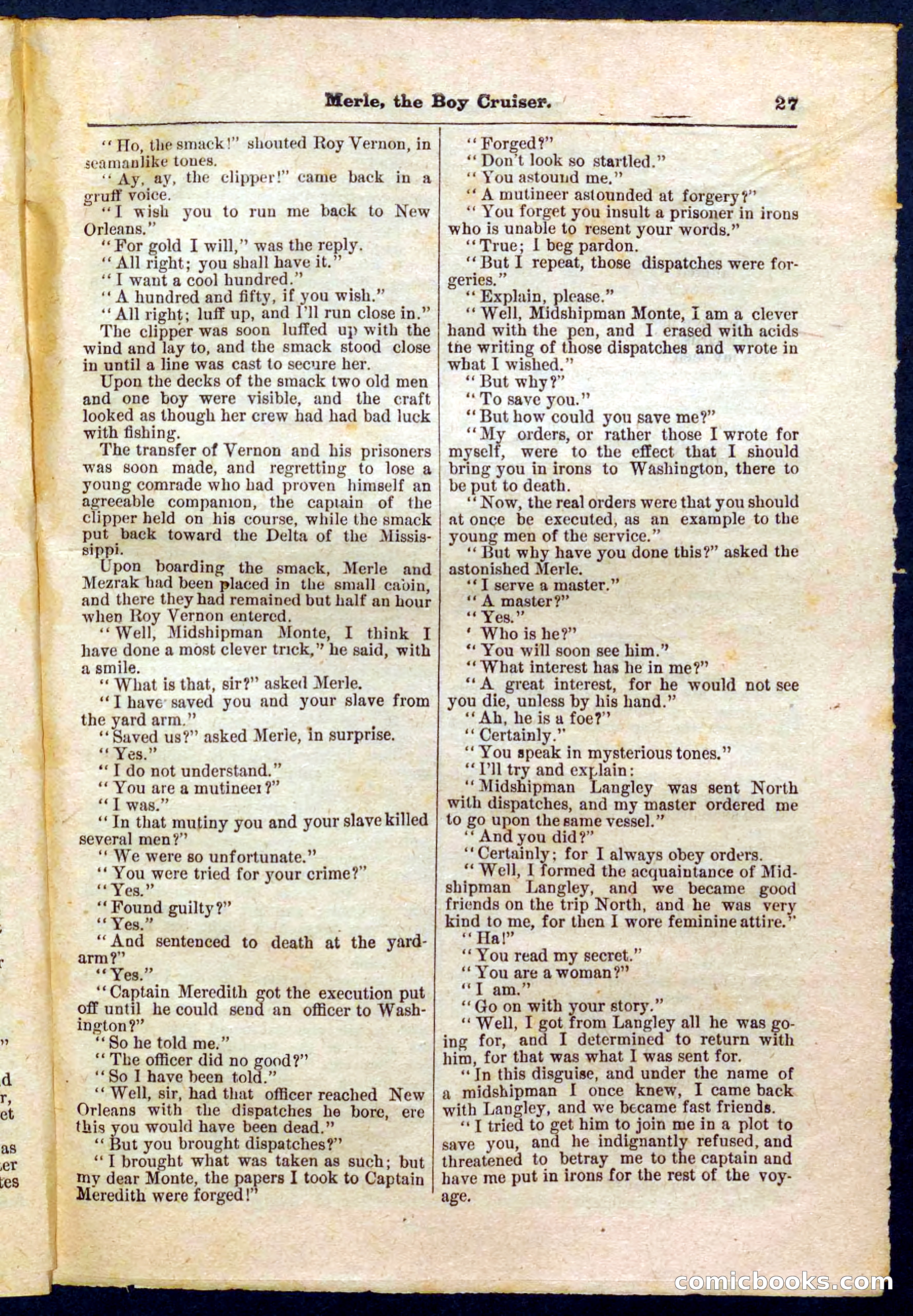 Beadle's Pocket Library No. 227 — page 27 of 32