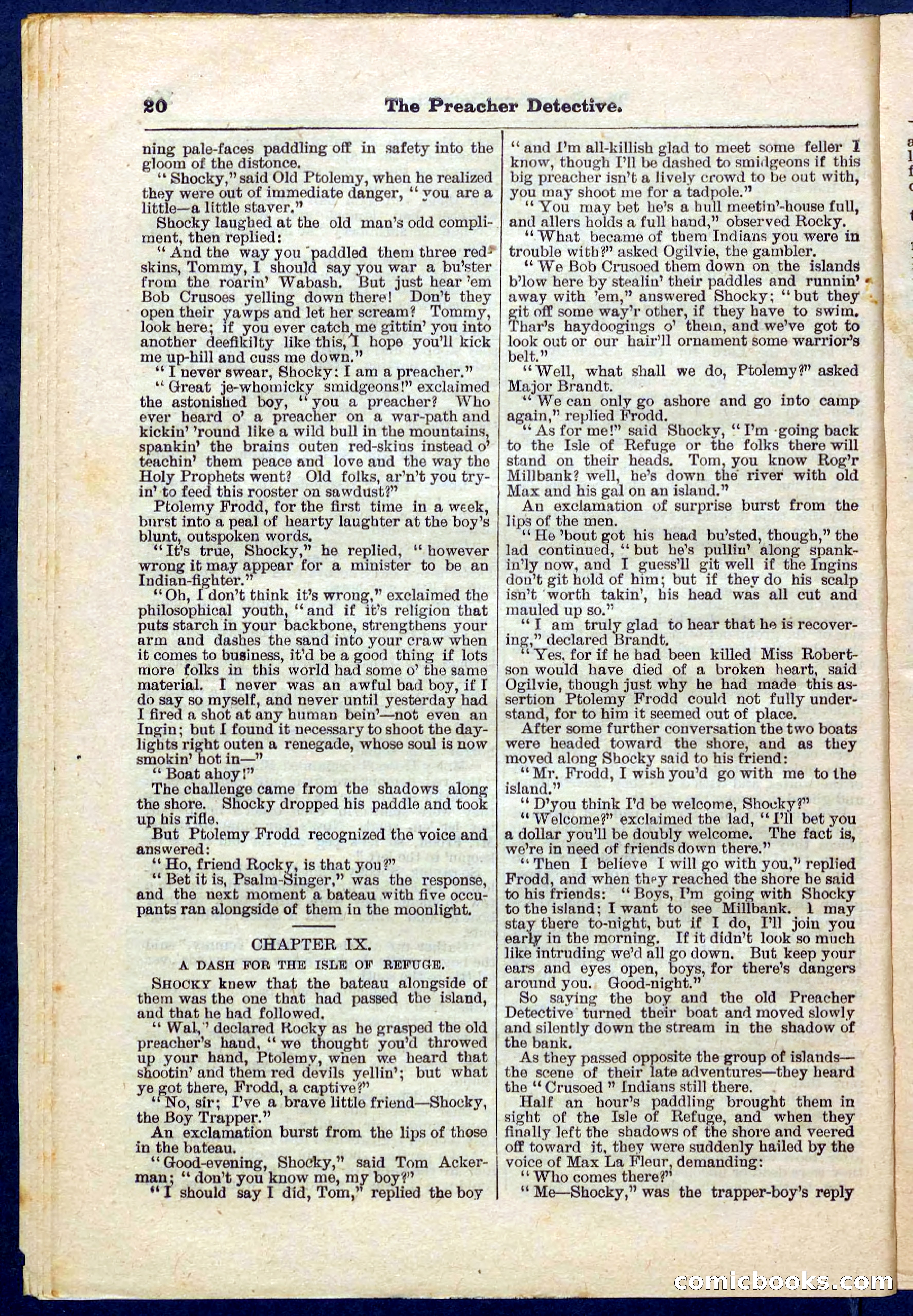 Beadle's Pocket Library No. 228 — page 20 of 32