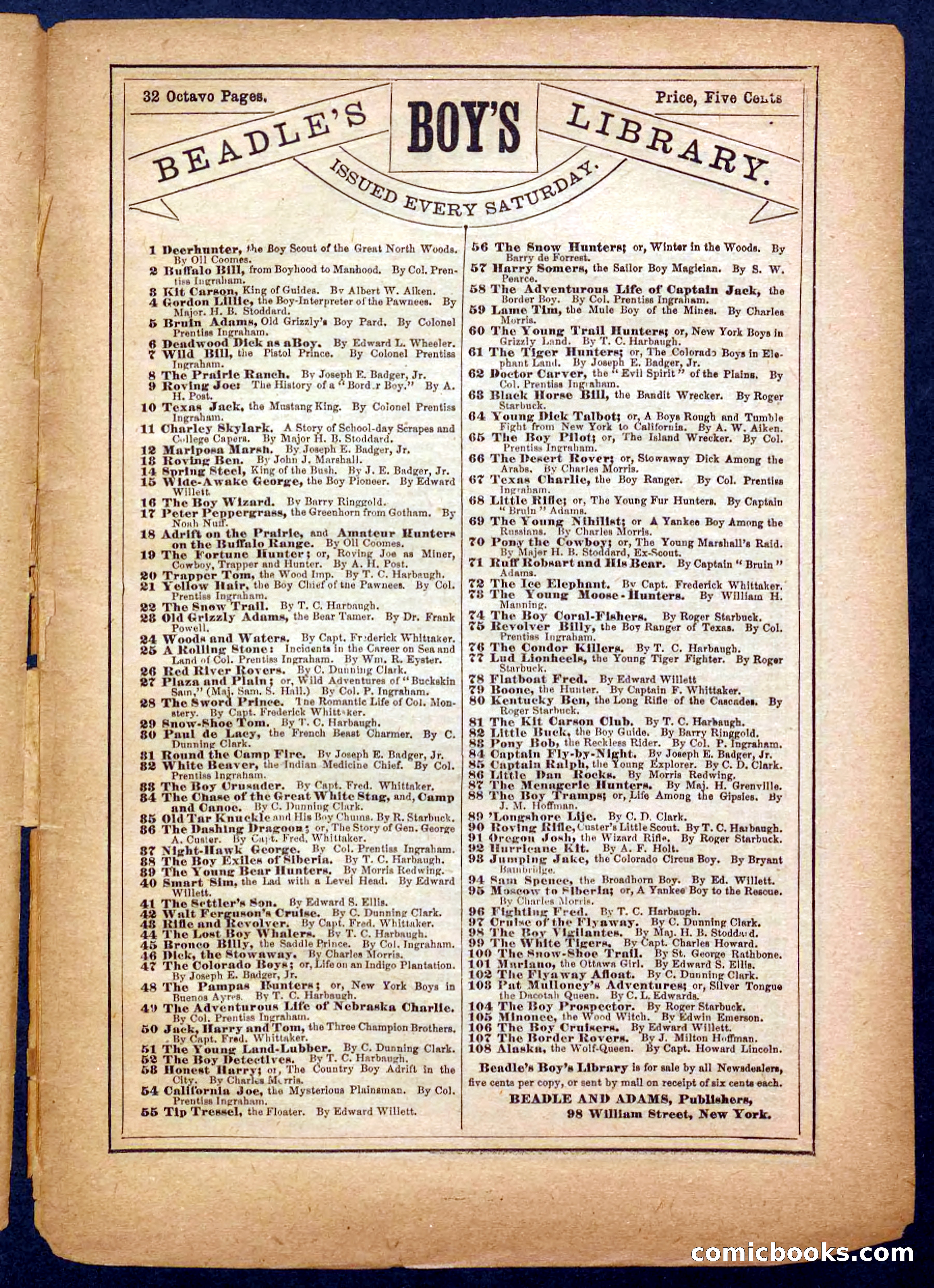 Beadle's Pocket Library No. 229 — page 29 of 32