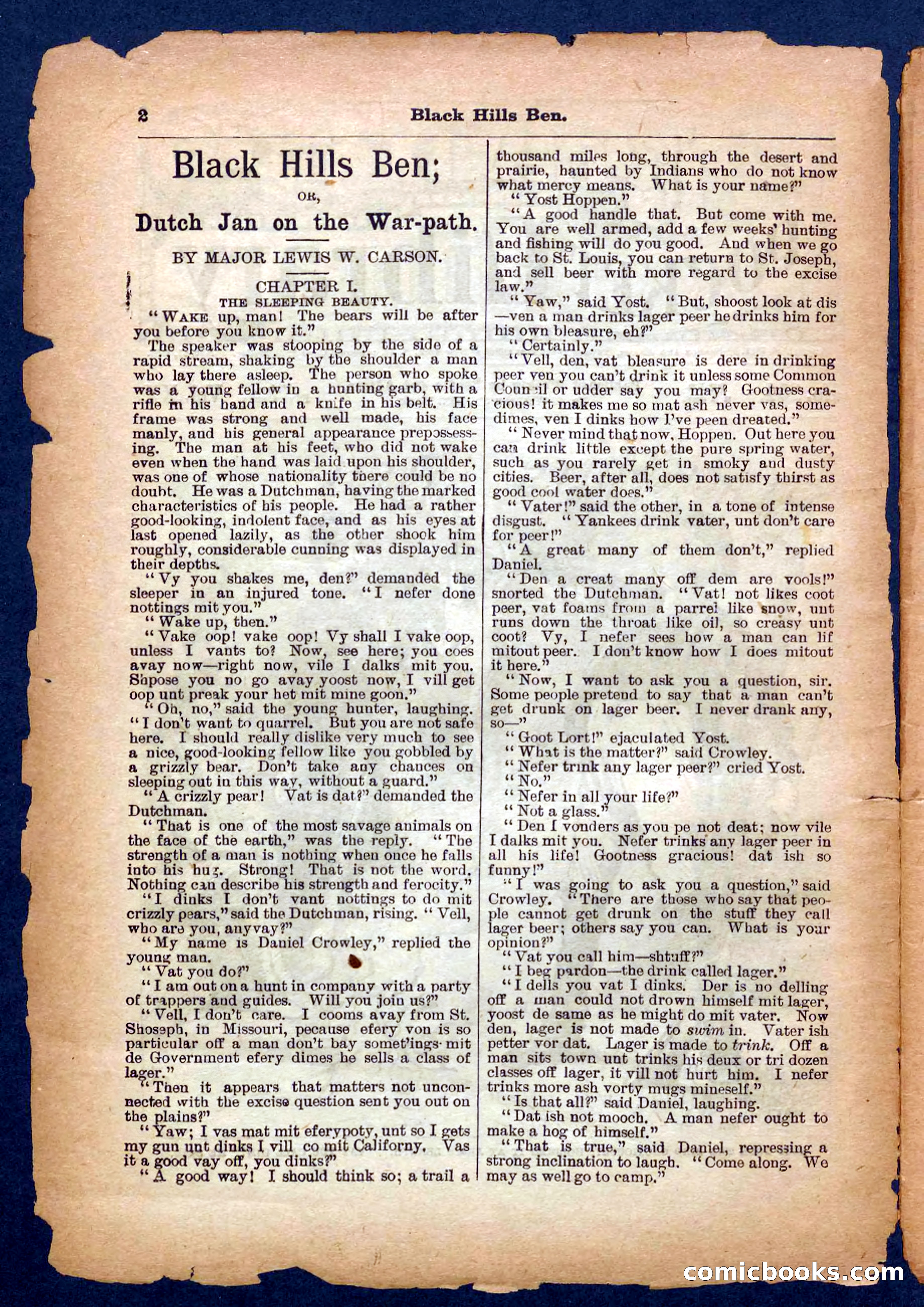 Beadle's Pocket Library No. 254 — page 2 of 32