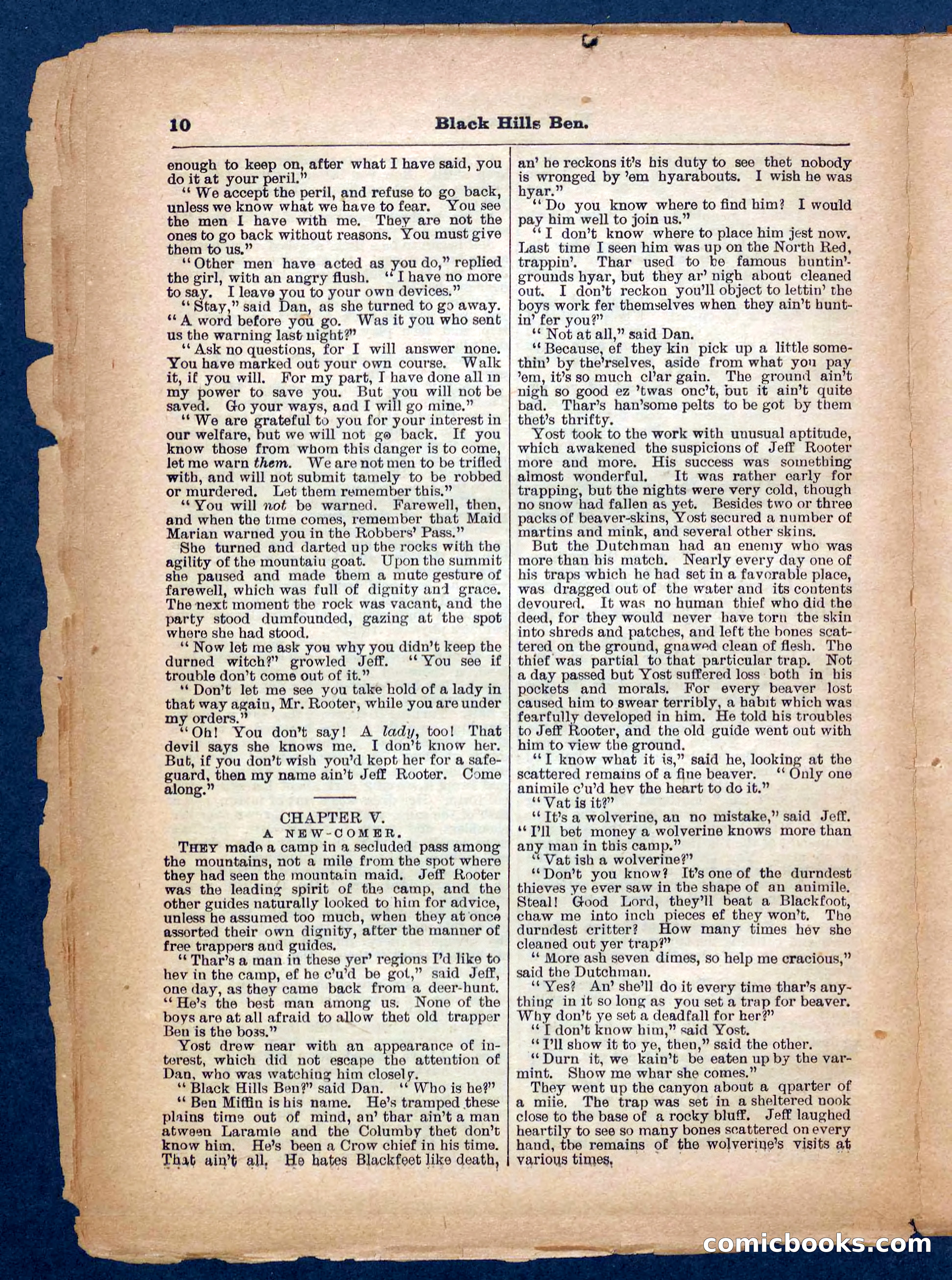 Beadle's Pocket Library No. 254 — page 10 of 32