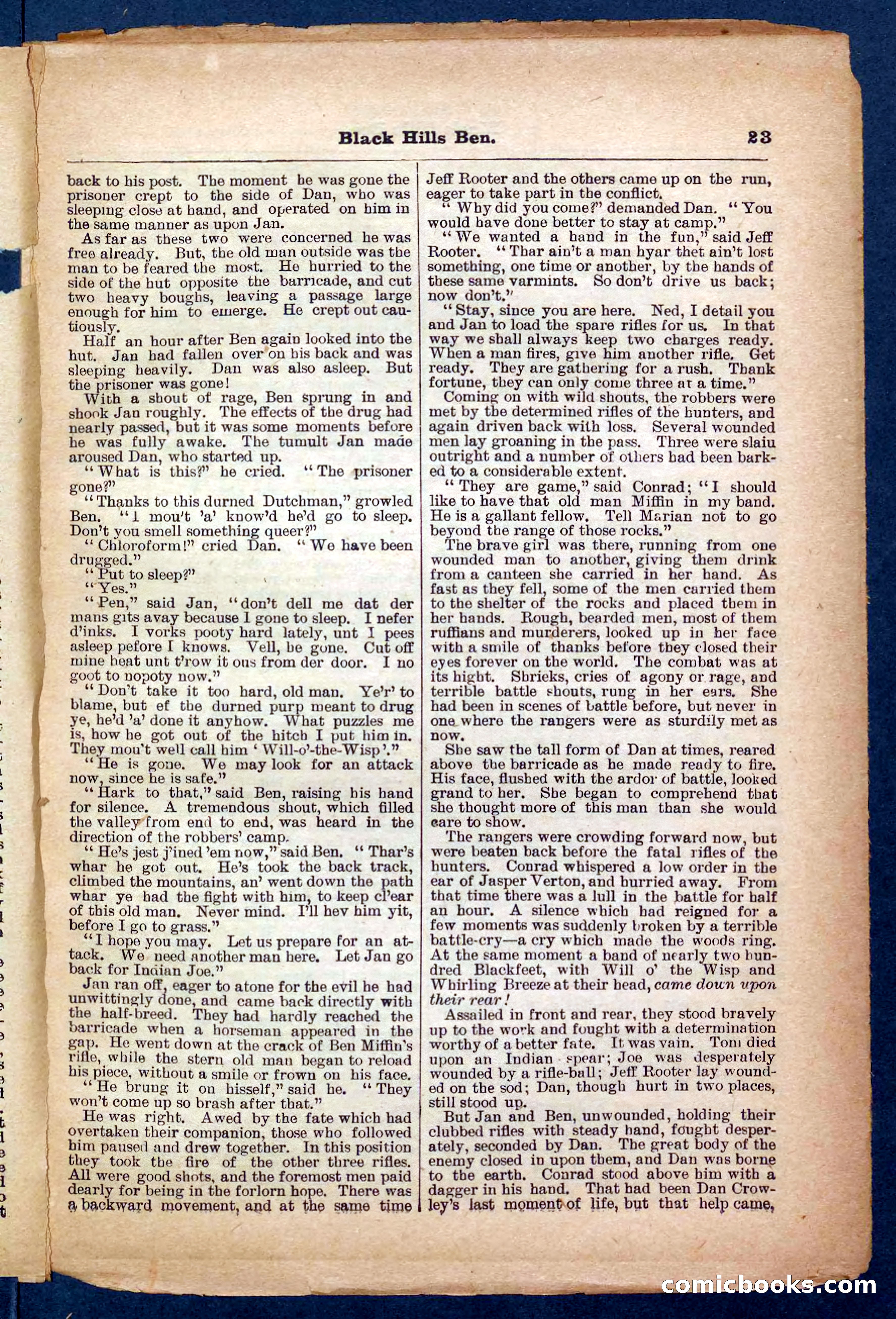 Beadle's Pocket Library No. 254 — page 23 of 32