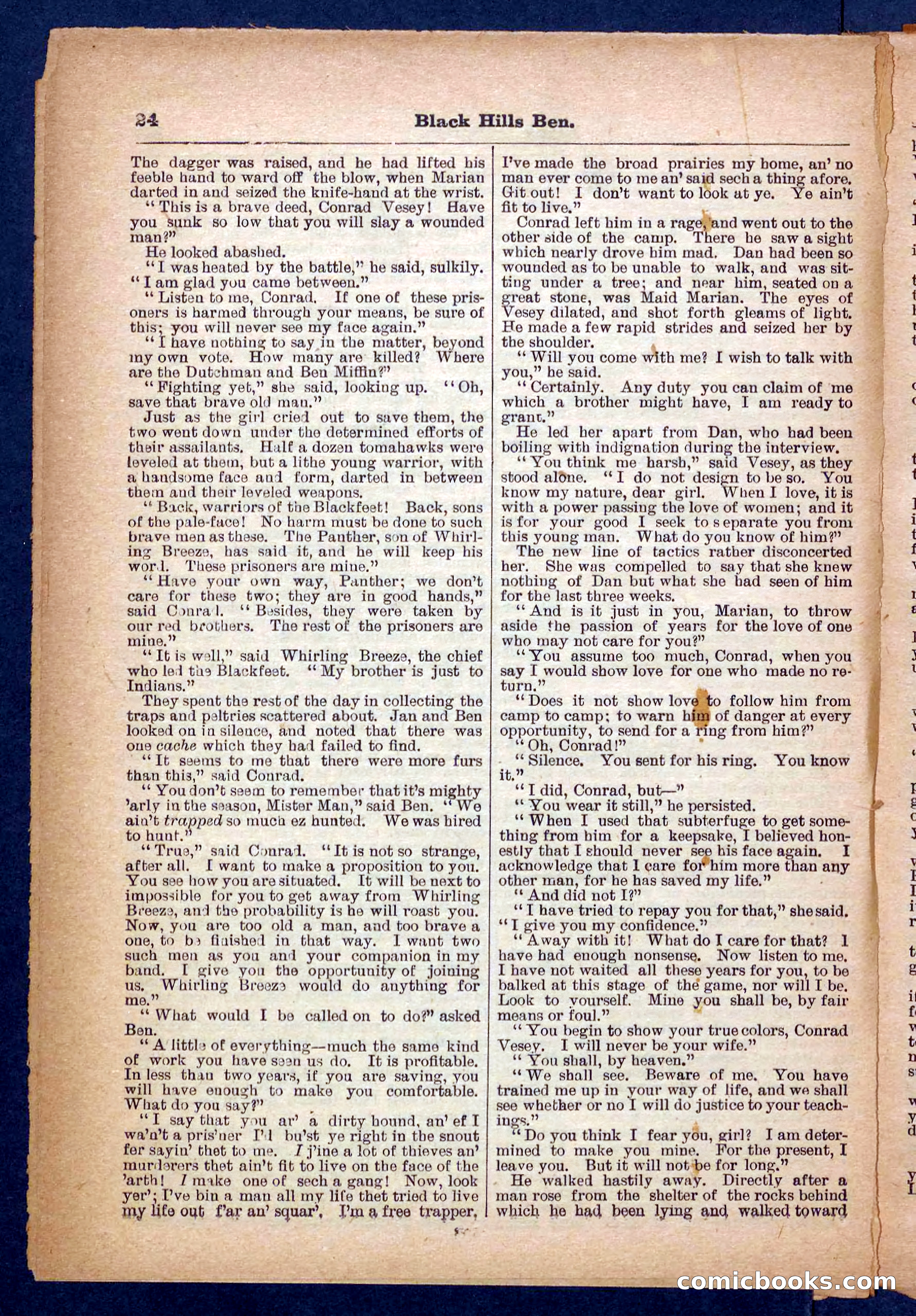 Beadle's Pocket Library No. 254 — page 24 of 32