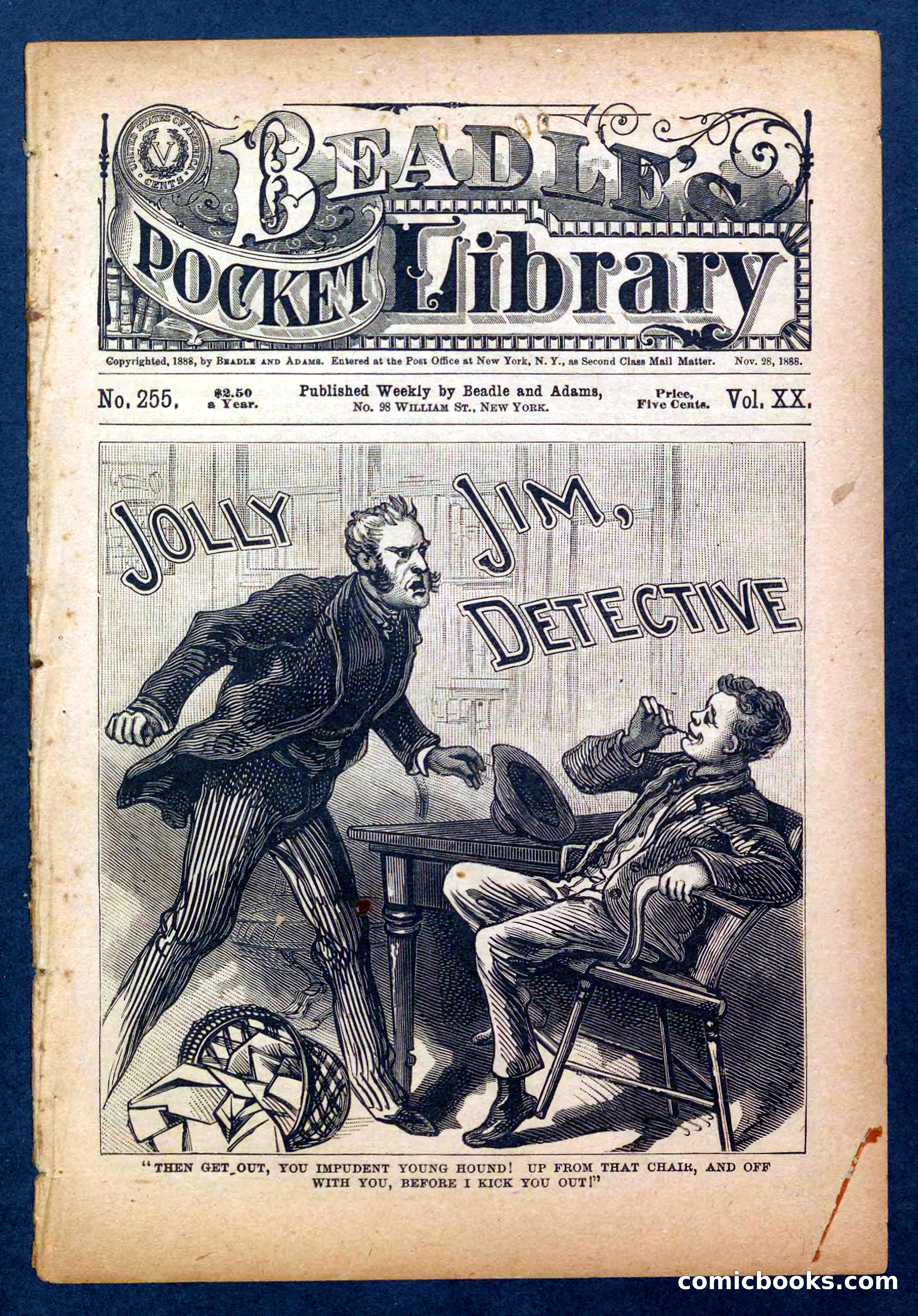 Beadle's Pocket Library No. 255: Jolly Jim, Detective — page 1 of 32