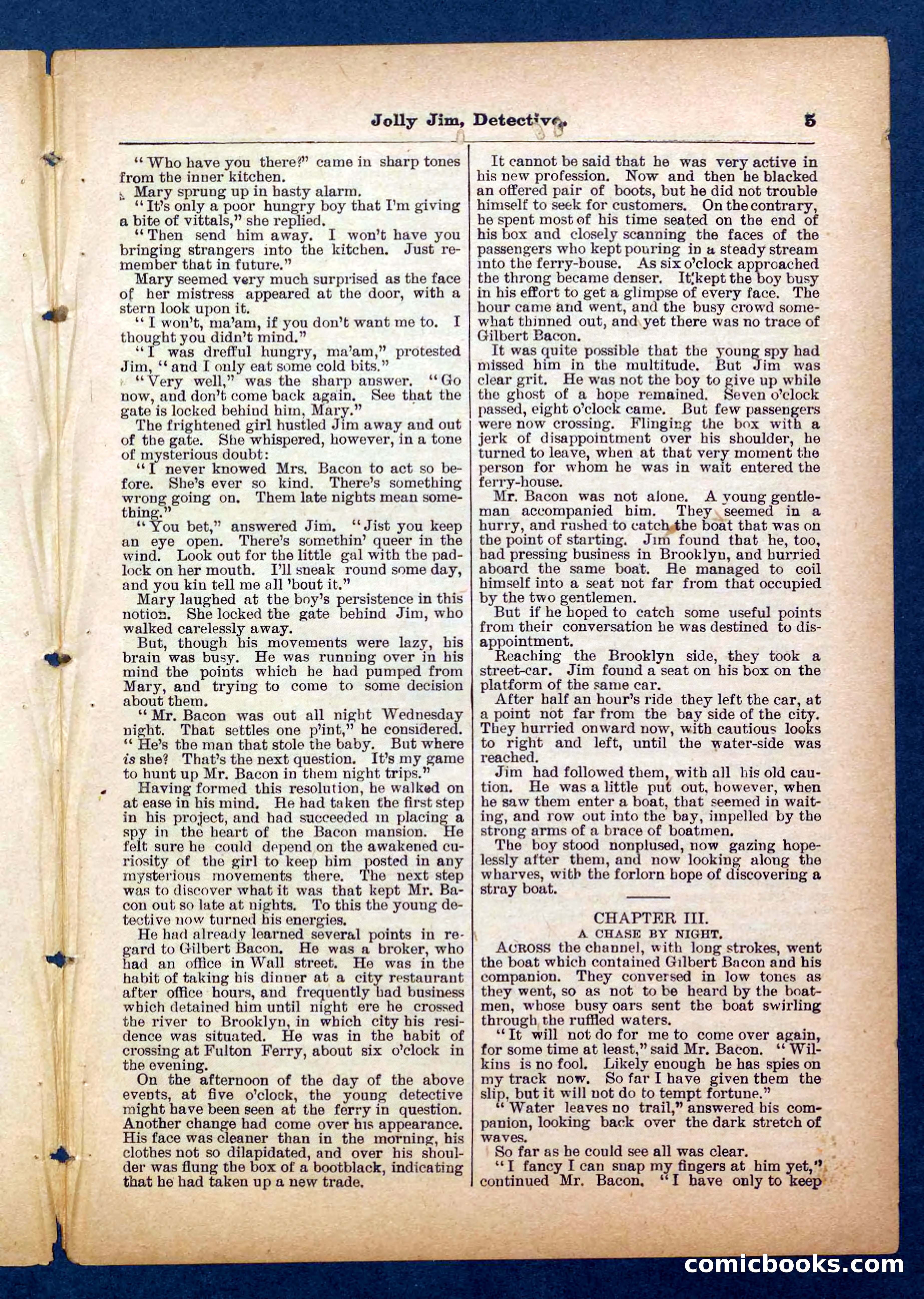 Beadle's Pocket Library No. 255: Jolly Jim, Detective — page 5 of 32